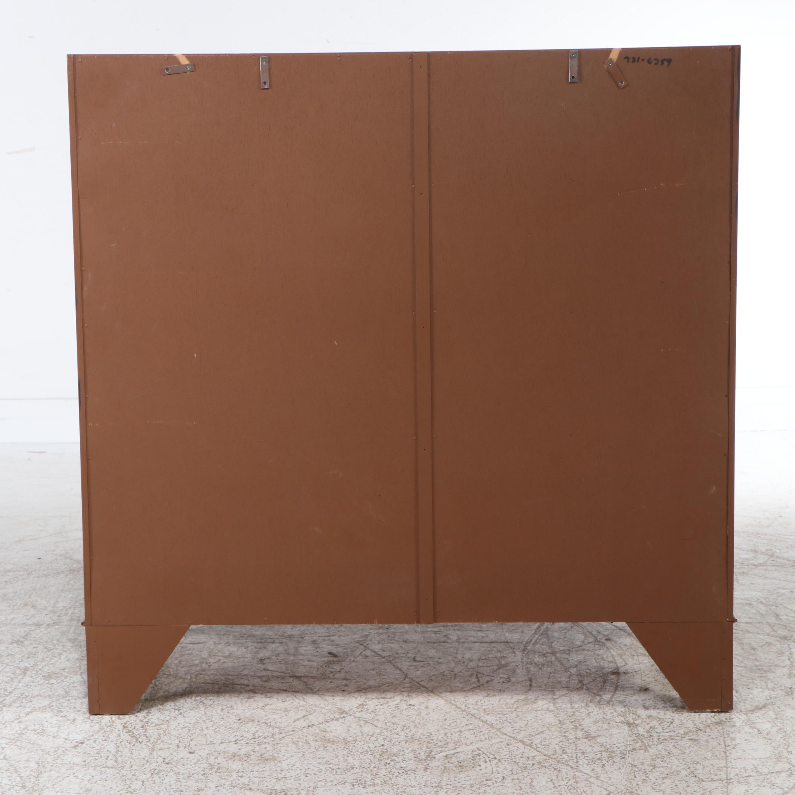 Baker Furniture Hepplewhite Style Mahogany Finish Armoire