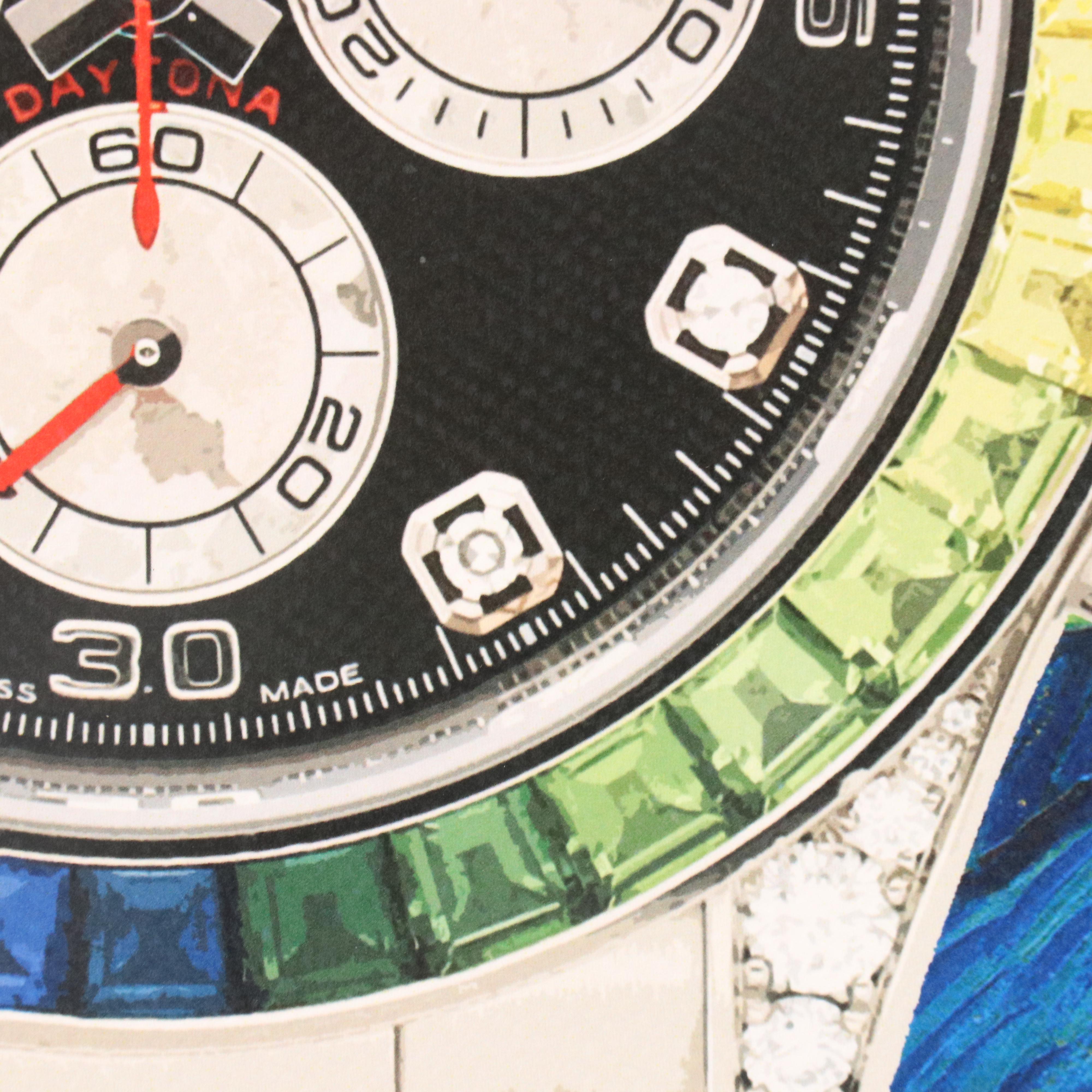 Death NYC Graphic Digital Print Featuring Rolex Watch x Van Gogh, 21st Century