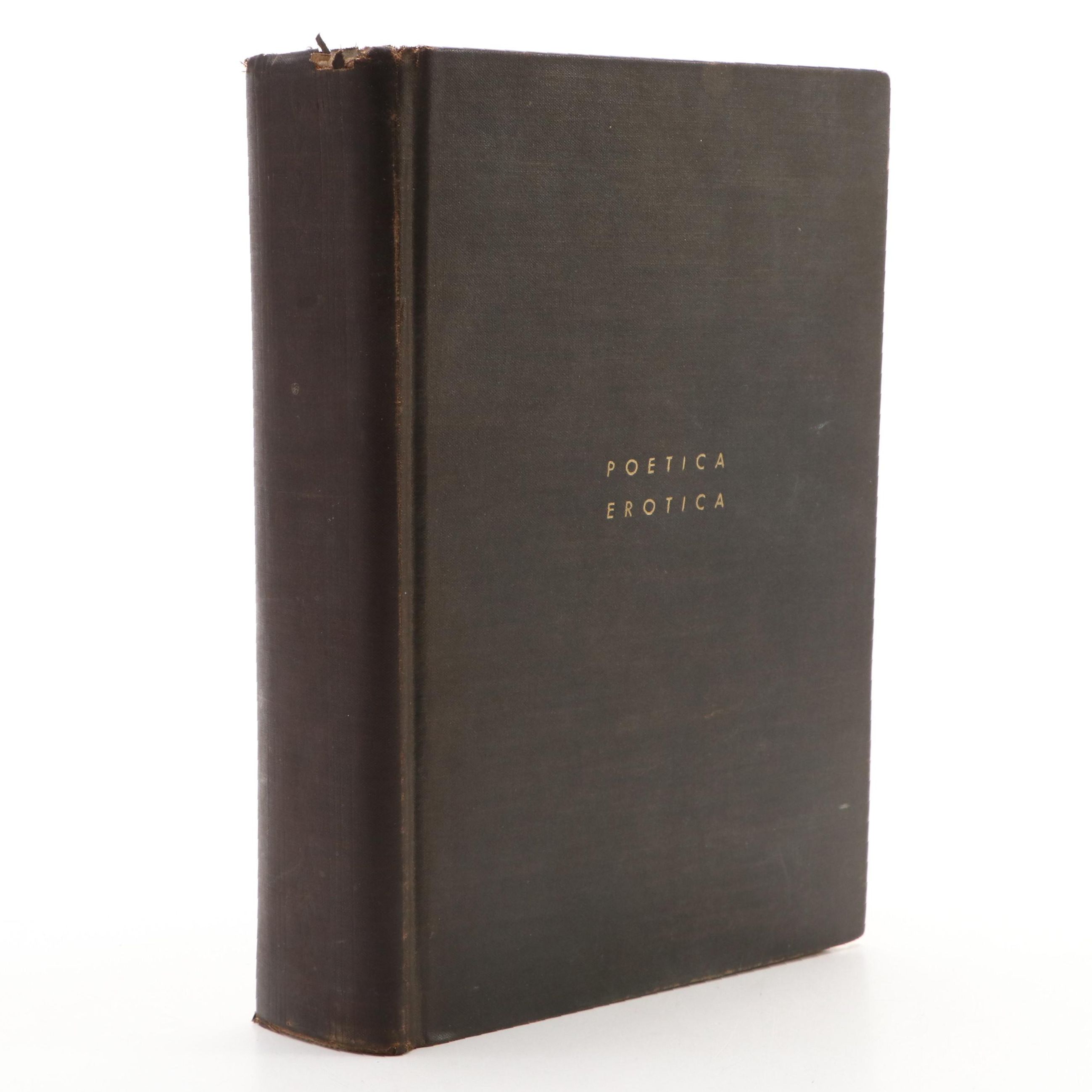 First Edition Thus "Poetica Erotica" Edited by T. R. Smith, 1927