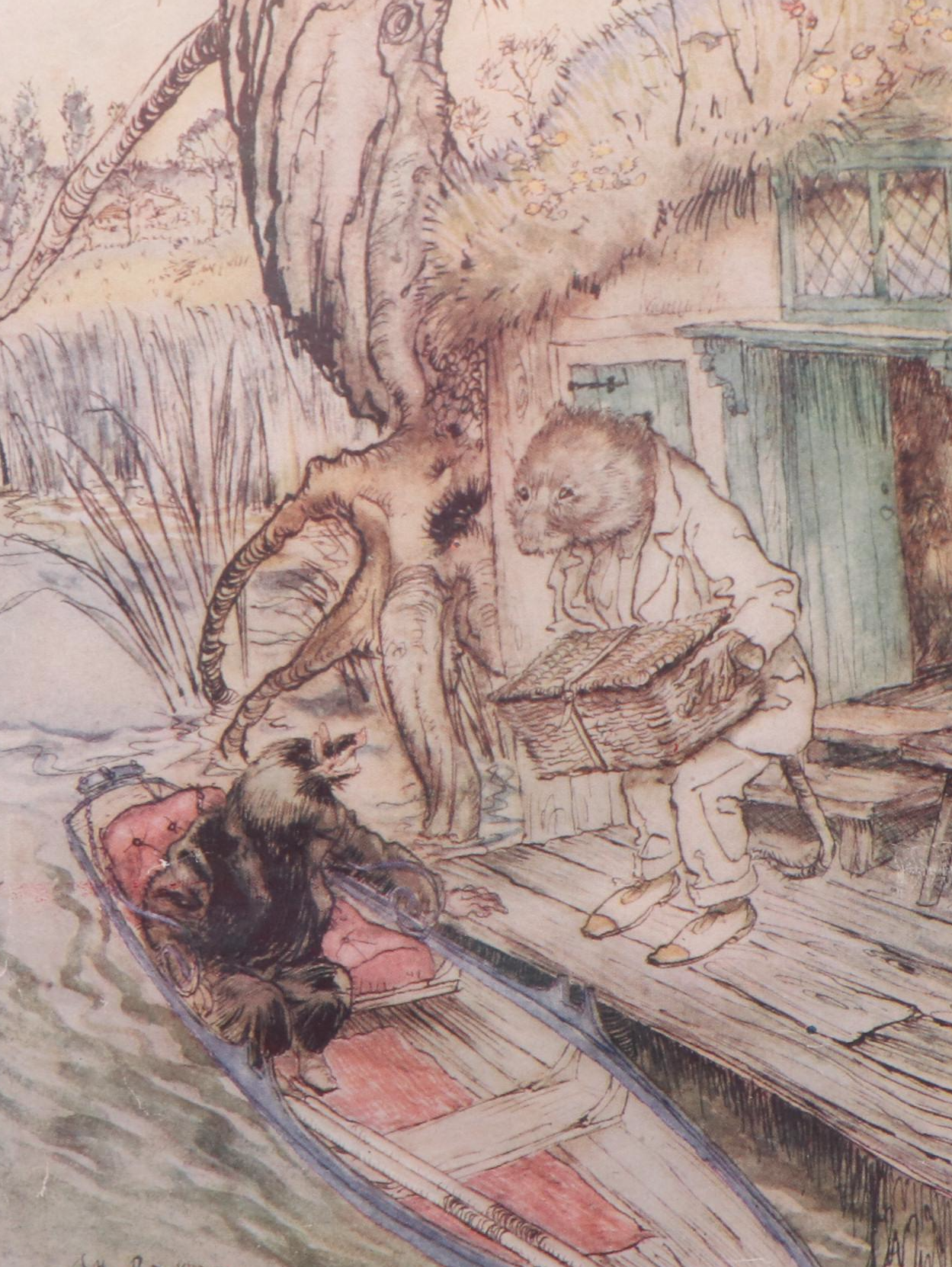 Arthur Rackham Illustrated "The Wind in the Willows" by Kenneth Grahame, 1940