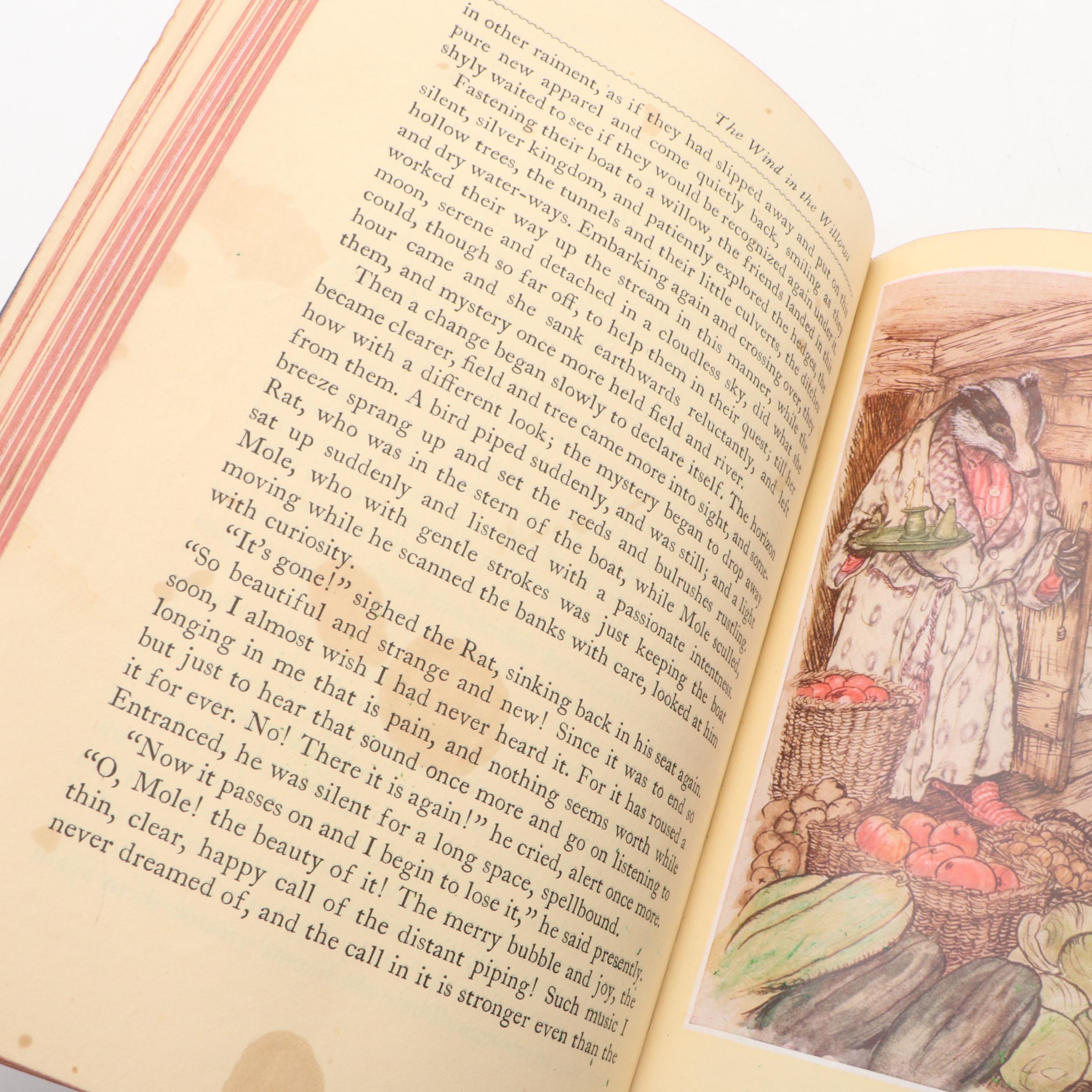 Arthur Rackham Illustrated "The Wind in the Willows" by Kenneth Grahame, 1940
