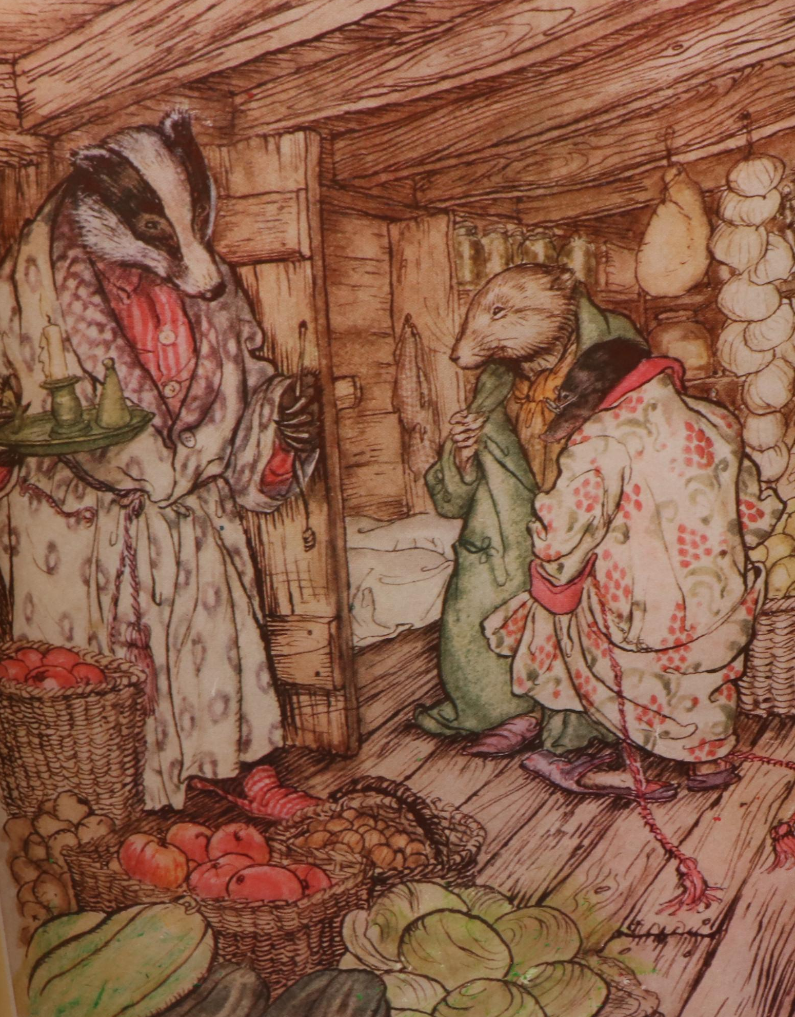 Arthur Rackham Illustrated "The Wind in the Willows" by Kenneth Grahame, 1940