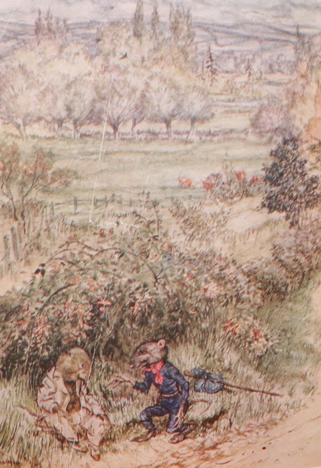 Arthur Rackham Illustrated "The Wind in the Willows" by Kenneth Grahame, 1940