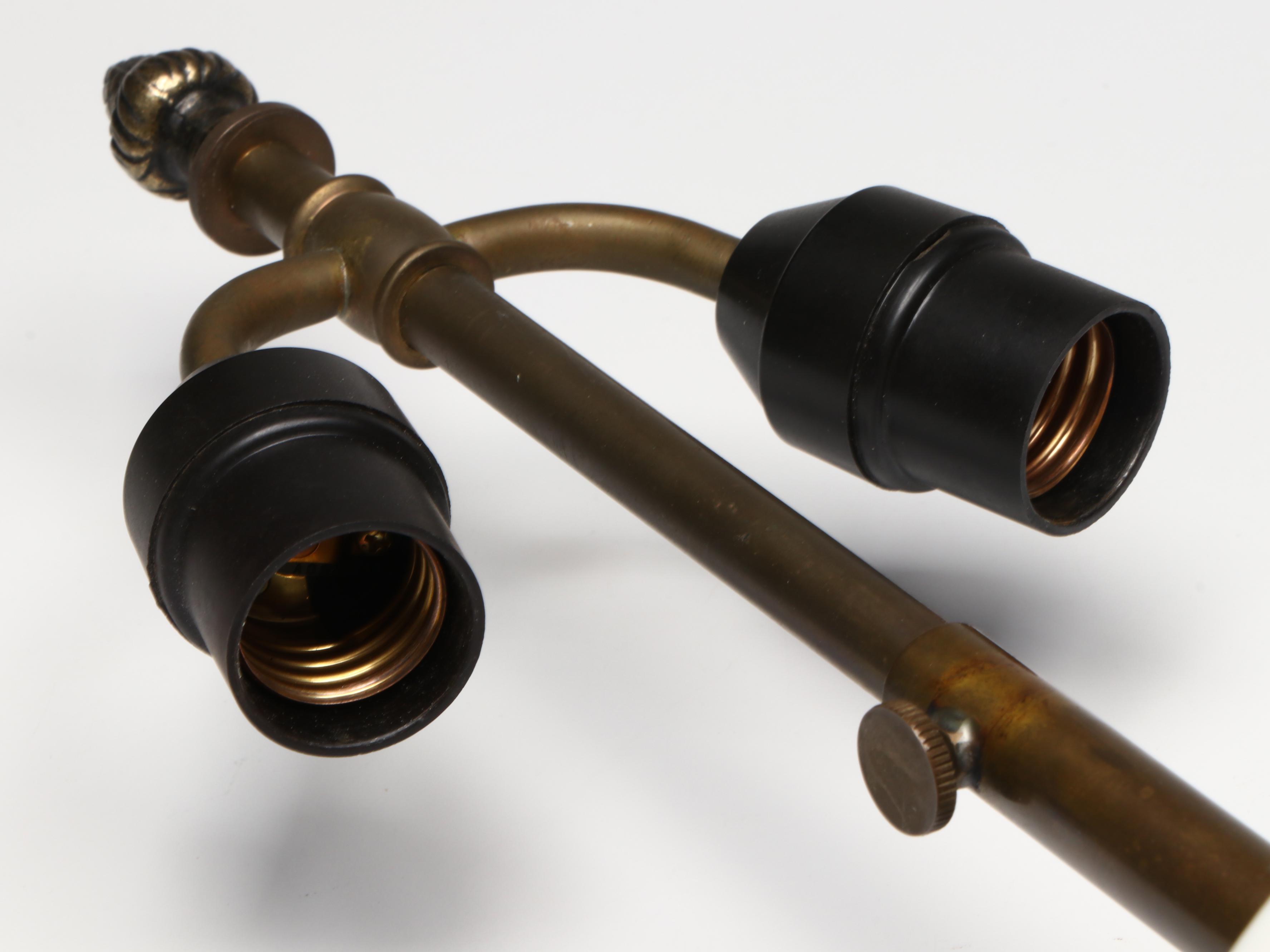 Chinese Export Armorial Porcelain Amphora Vase Converted Table Lamp