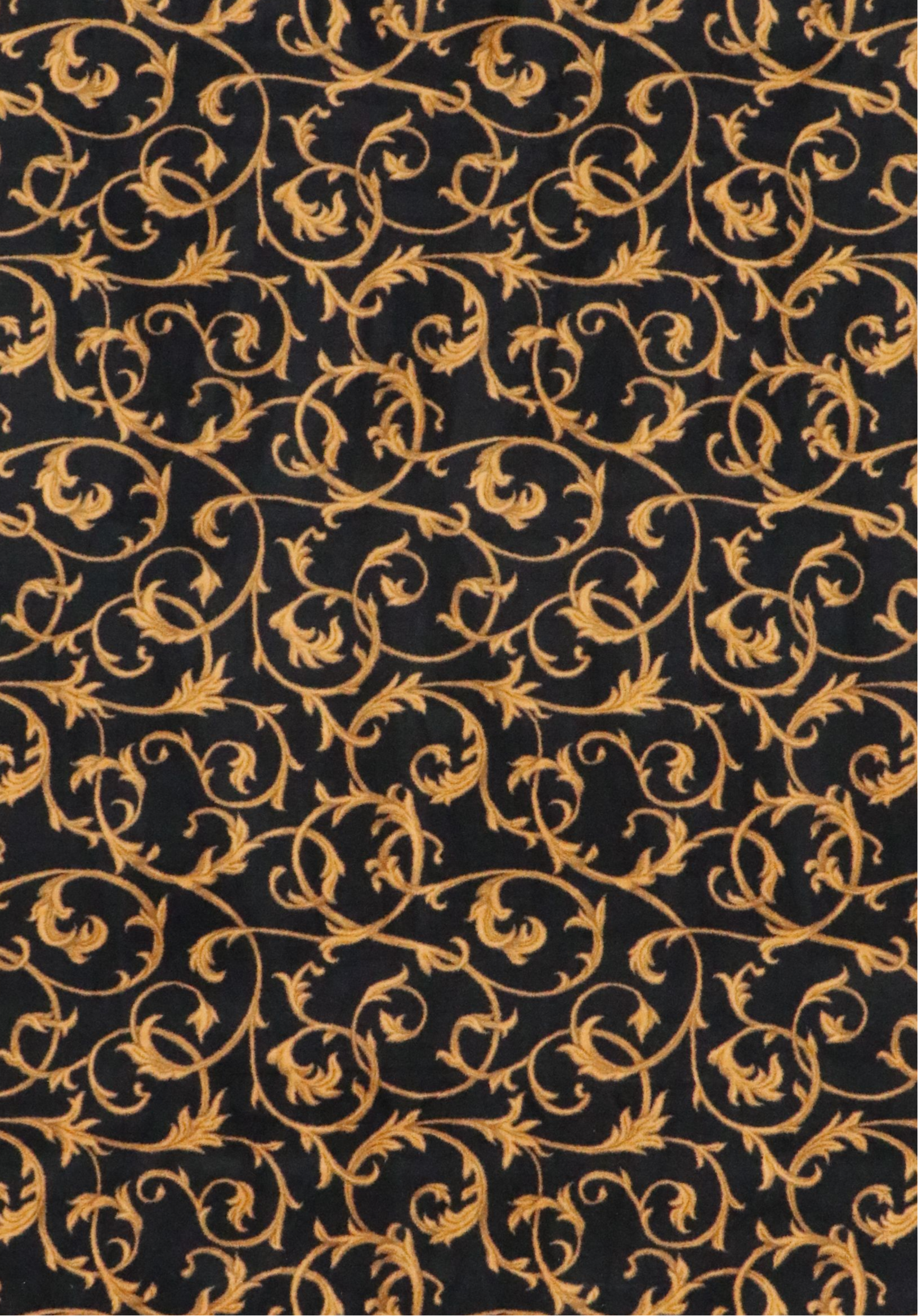 7'10 x 10'10 Machine Made Joy Carpets Black and Gold Area Rug