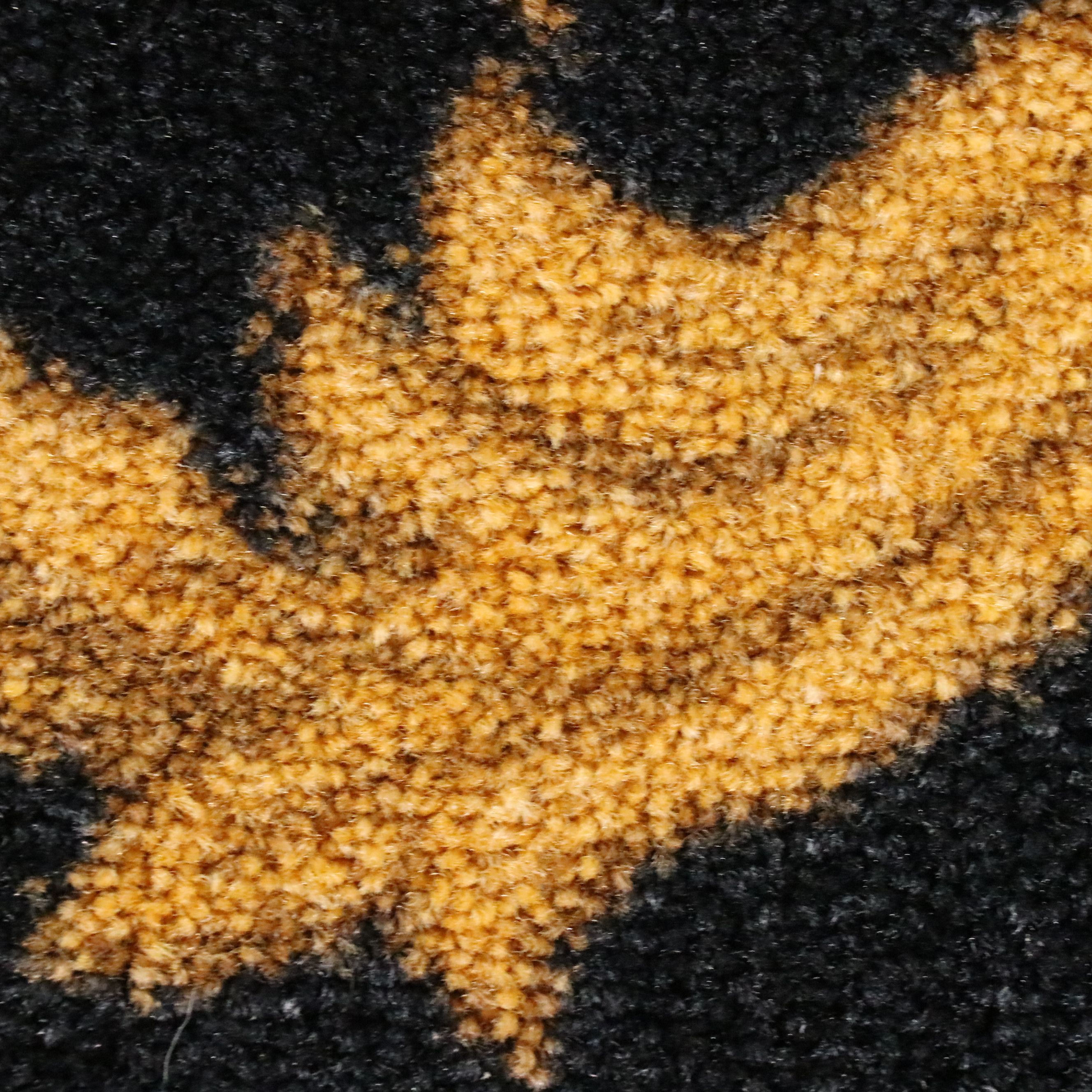 7'10 x 10'10 Machine Made Joy Carpets Black and Gold Area Rug