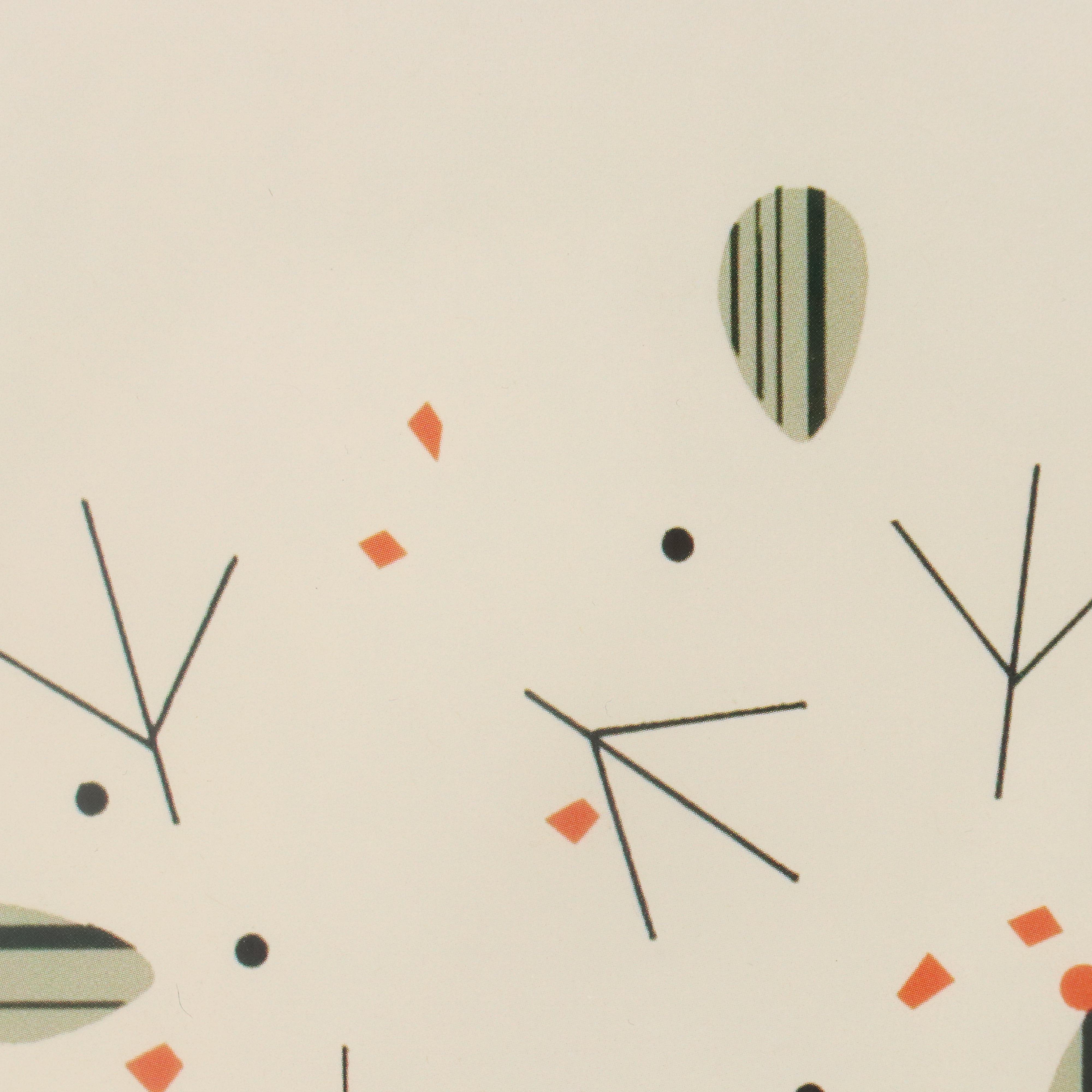 Offset Lithograph "Cardinal Close-Up" After Charley Harper