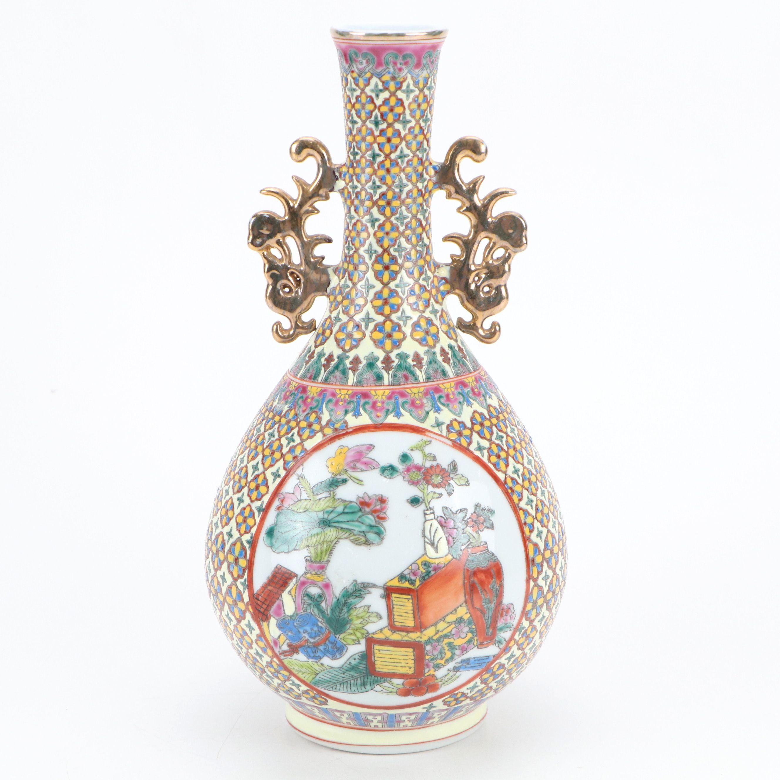 Chinese Famille Rose Porcelain Vase