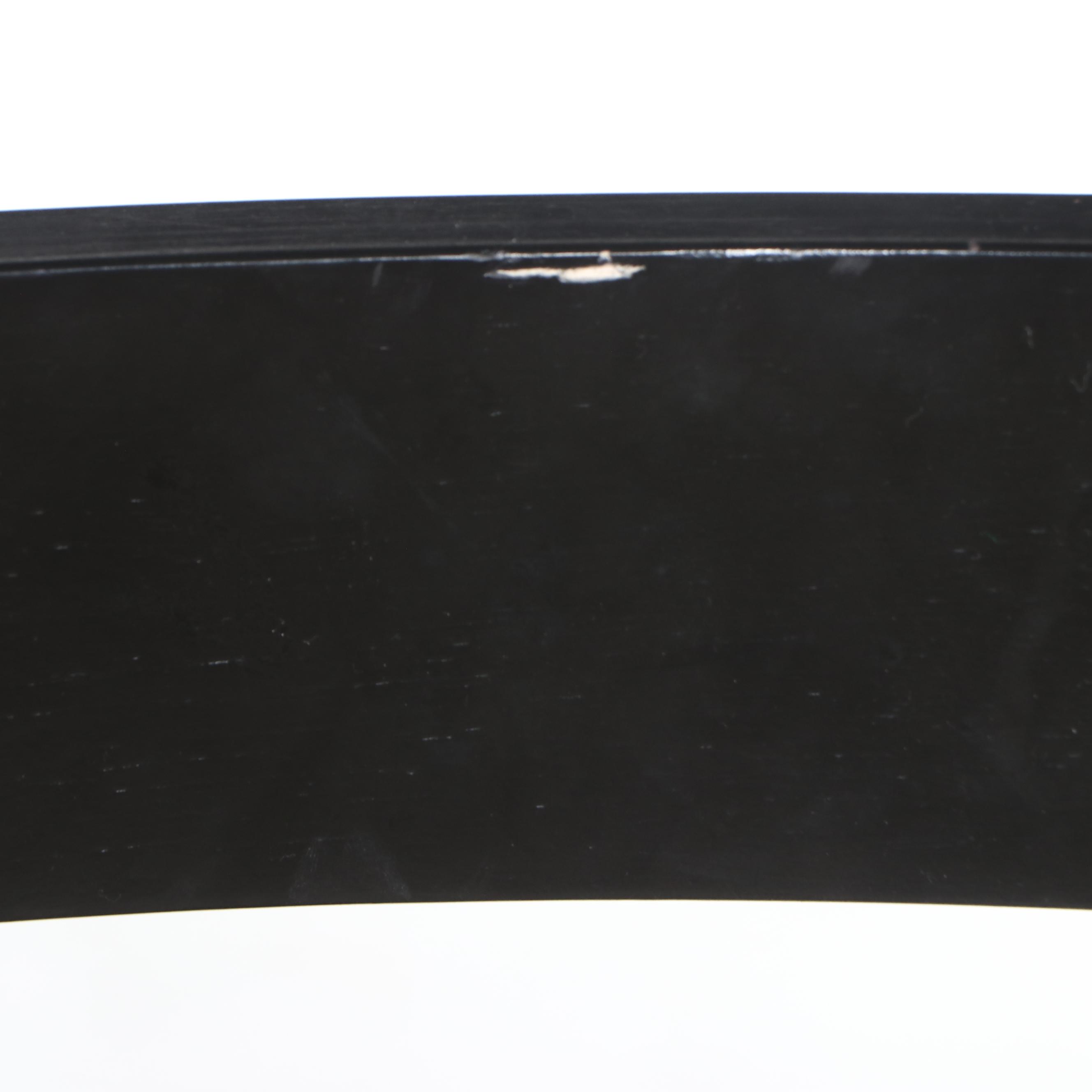 West Elm "Avery Wishbone" Dining Table with Black Side Chairs