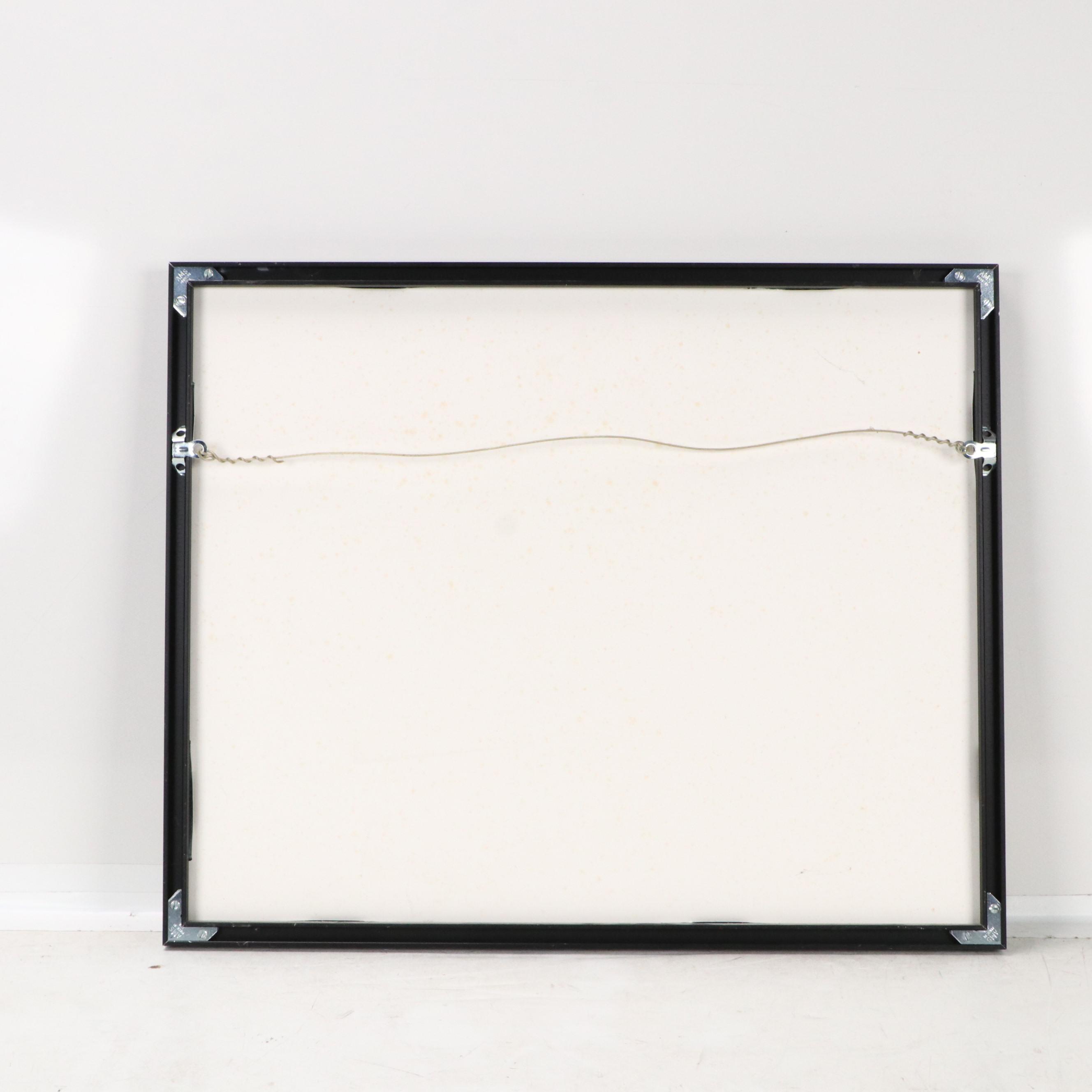 Betty Kubalak Landscape Serigraph and Collage "Tuscany"