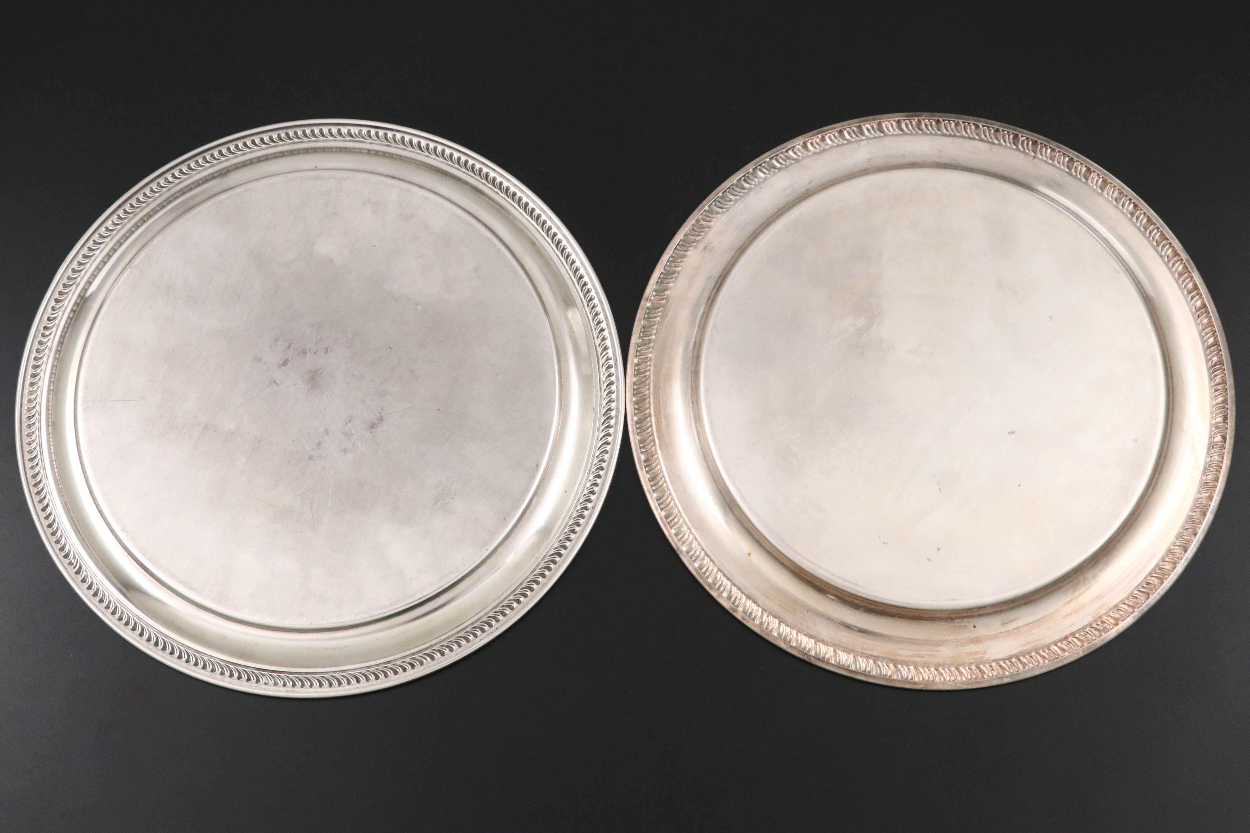 F. B. Rogers Silver Plate Coffee Set with Leonard Serving Tray