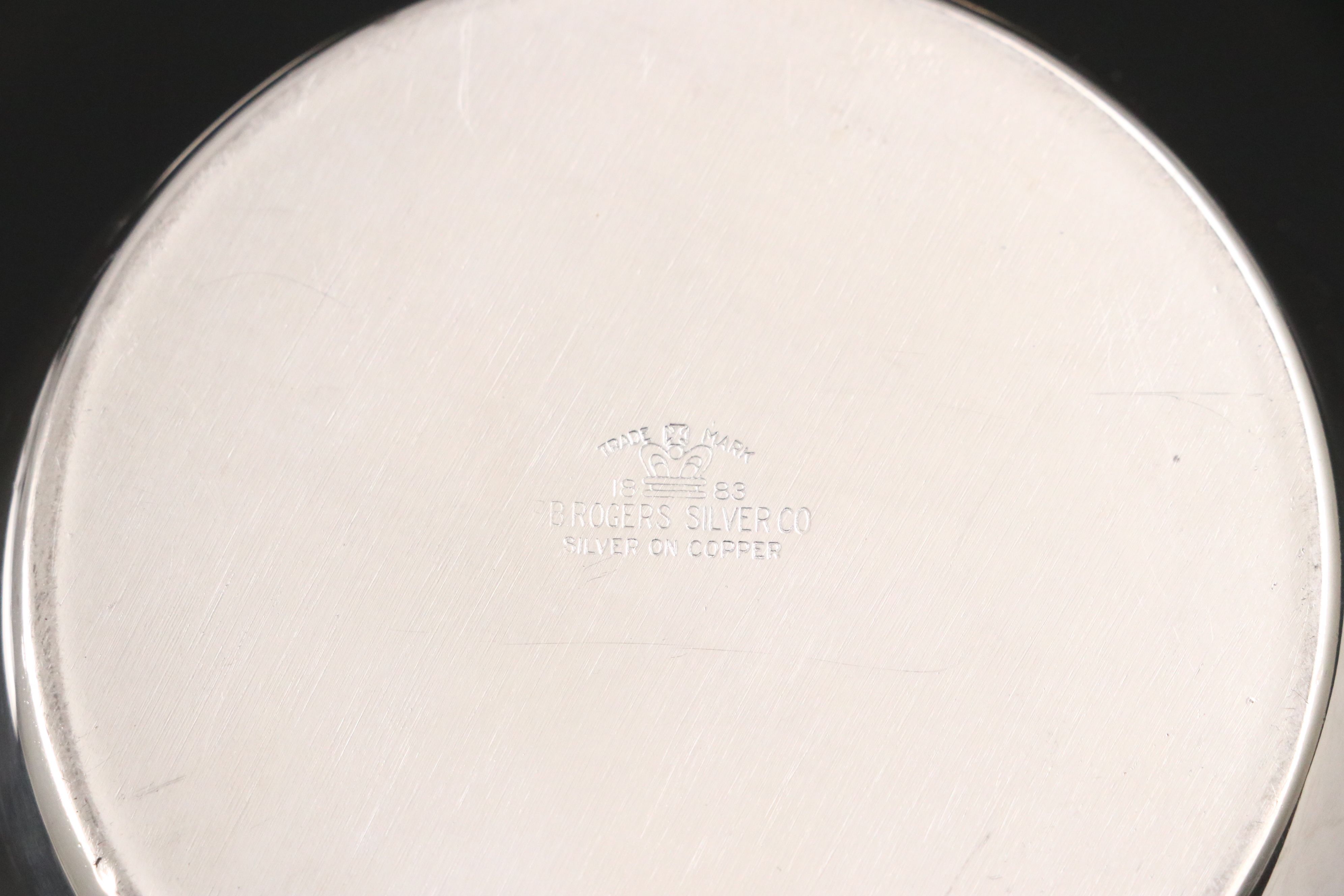 F. B. Rogers Silver Plate Coffee Set with Leonard Serving Tray