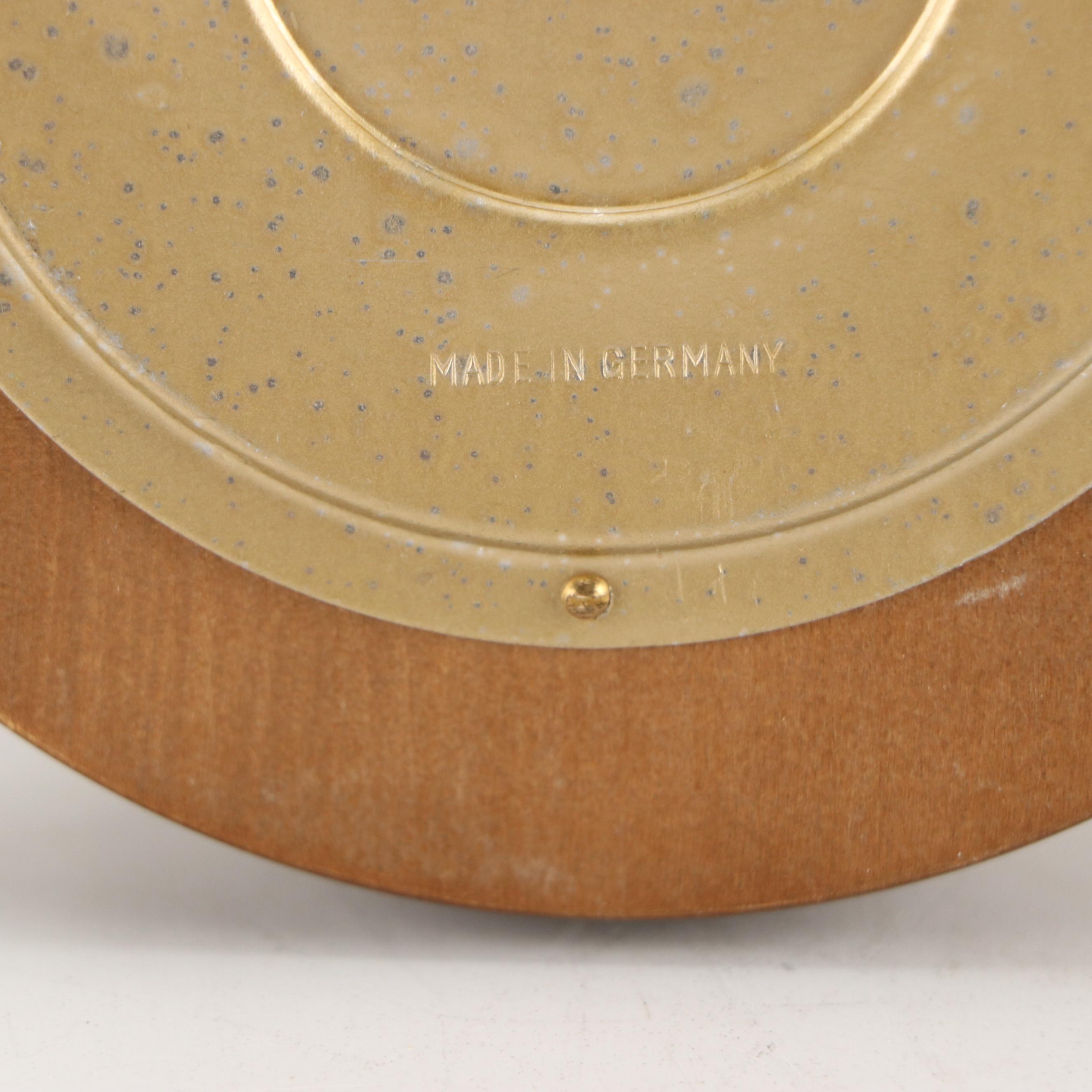 German Stellar Wood Wall Barometer