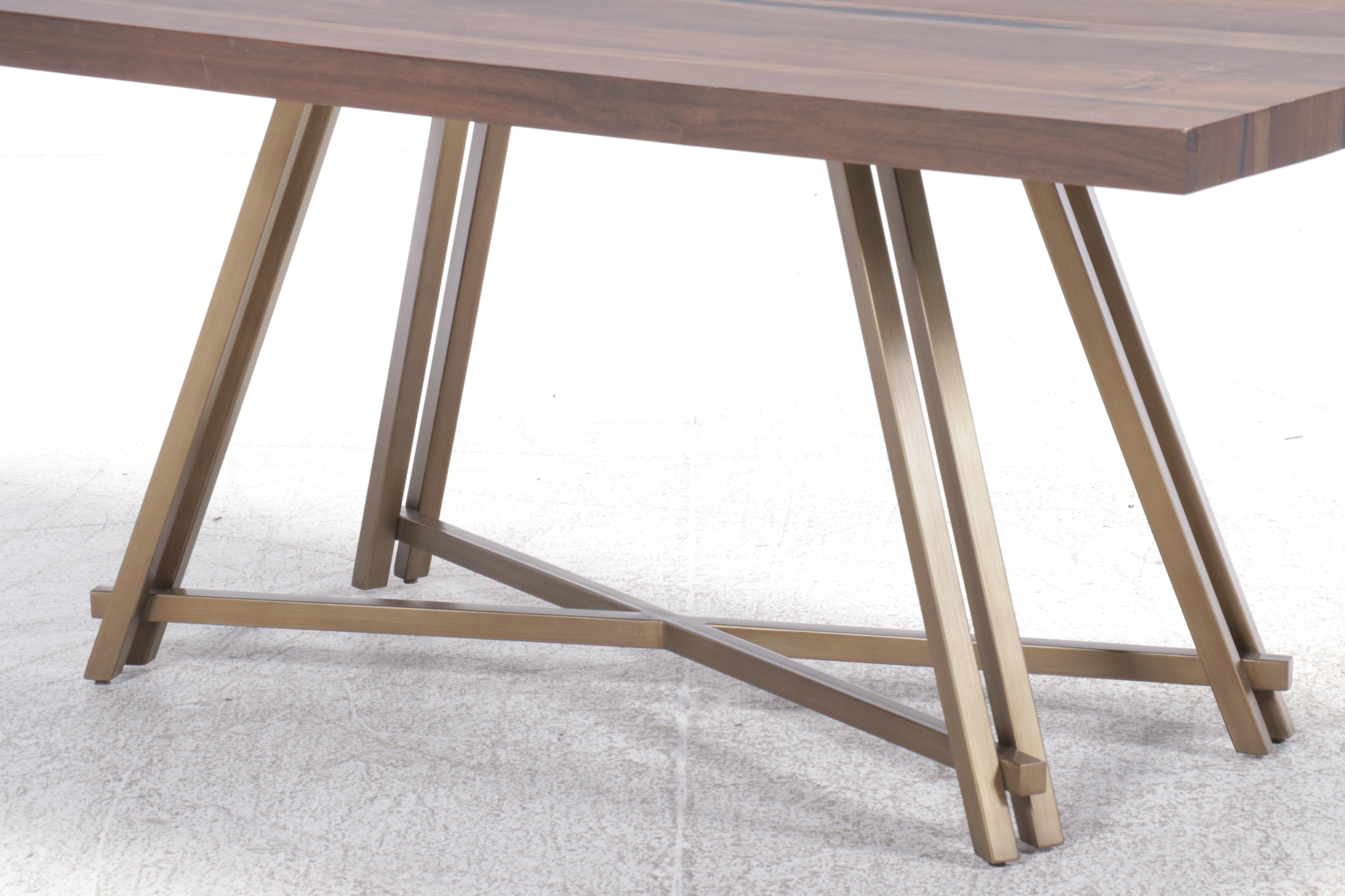 Seven-Piece Arhaus Contemporary Dining Set