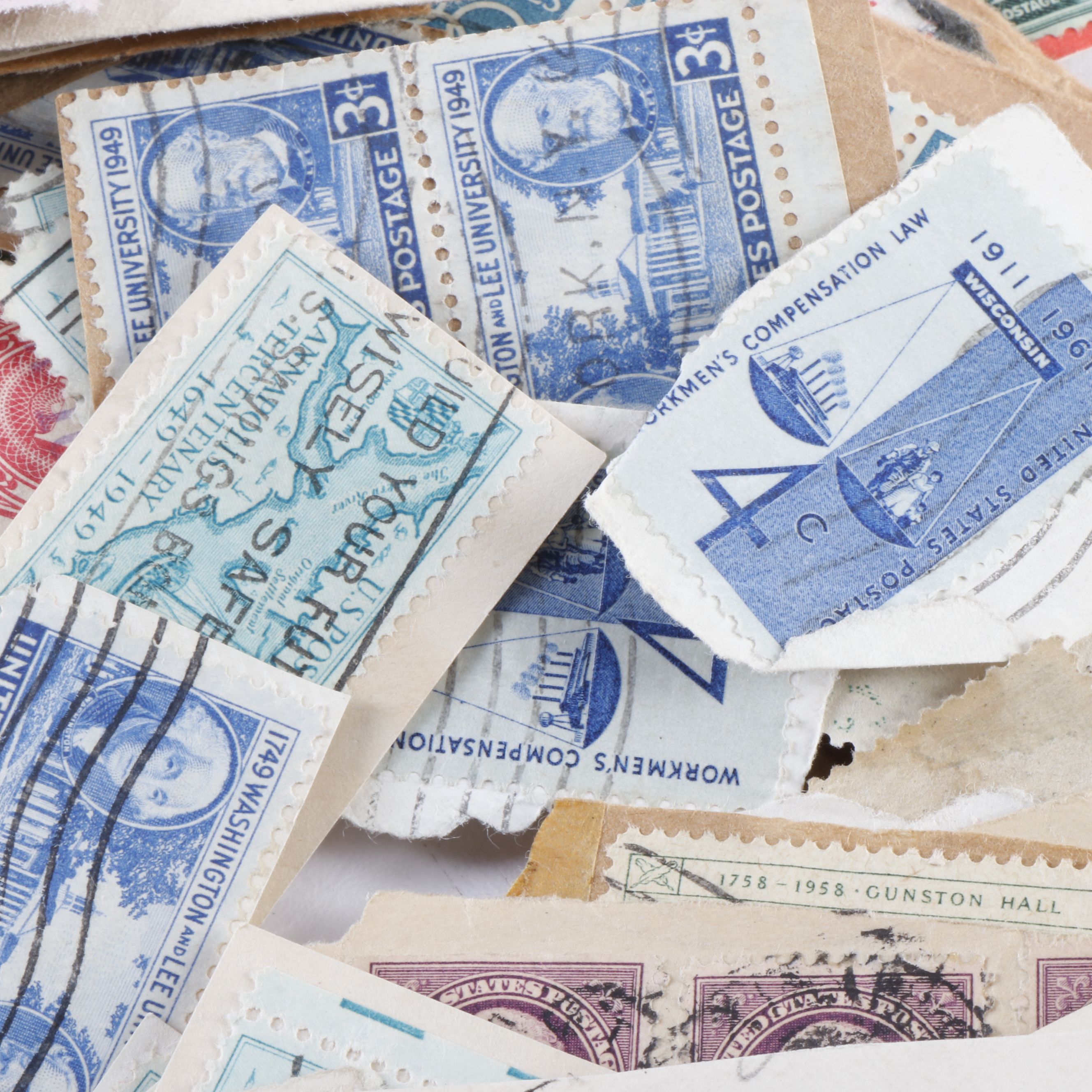 Collection of U.S. and Foreign Postage Stamps