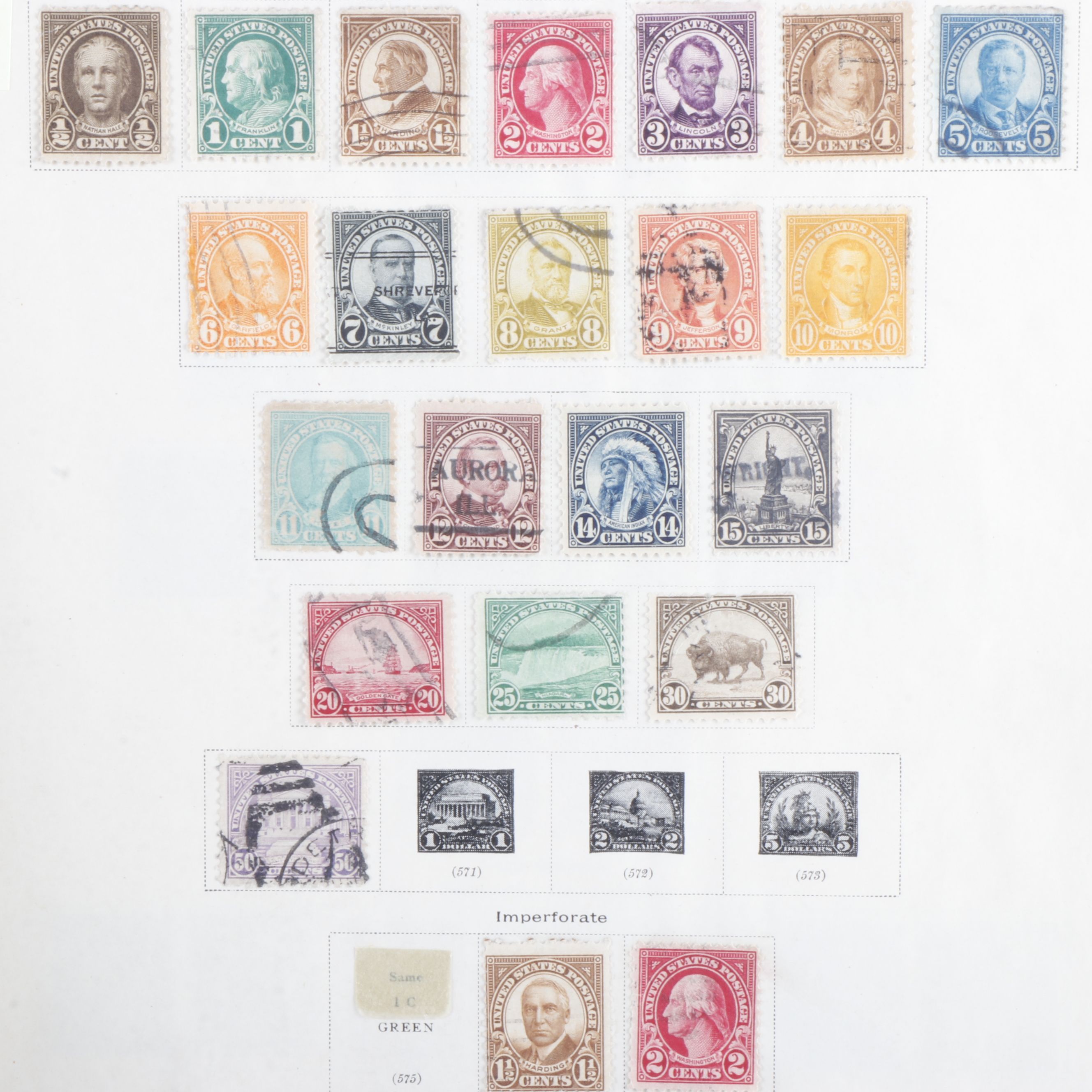 Collection of U.S. and Foreign Postage Stamps