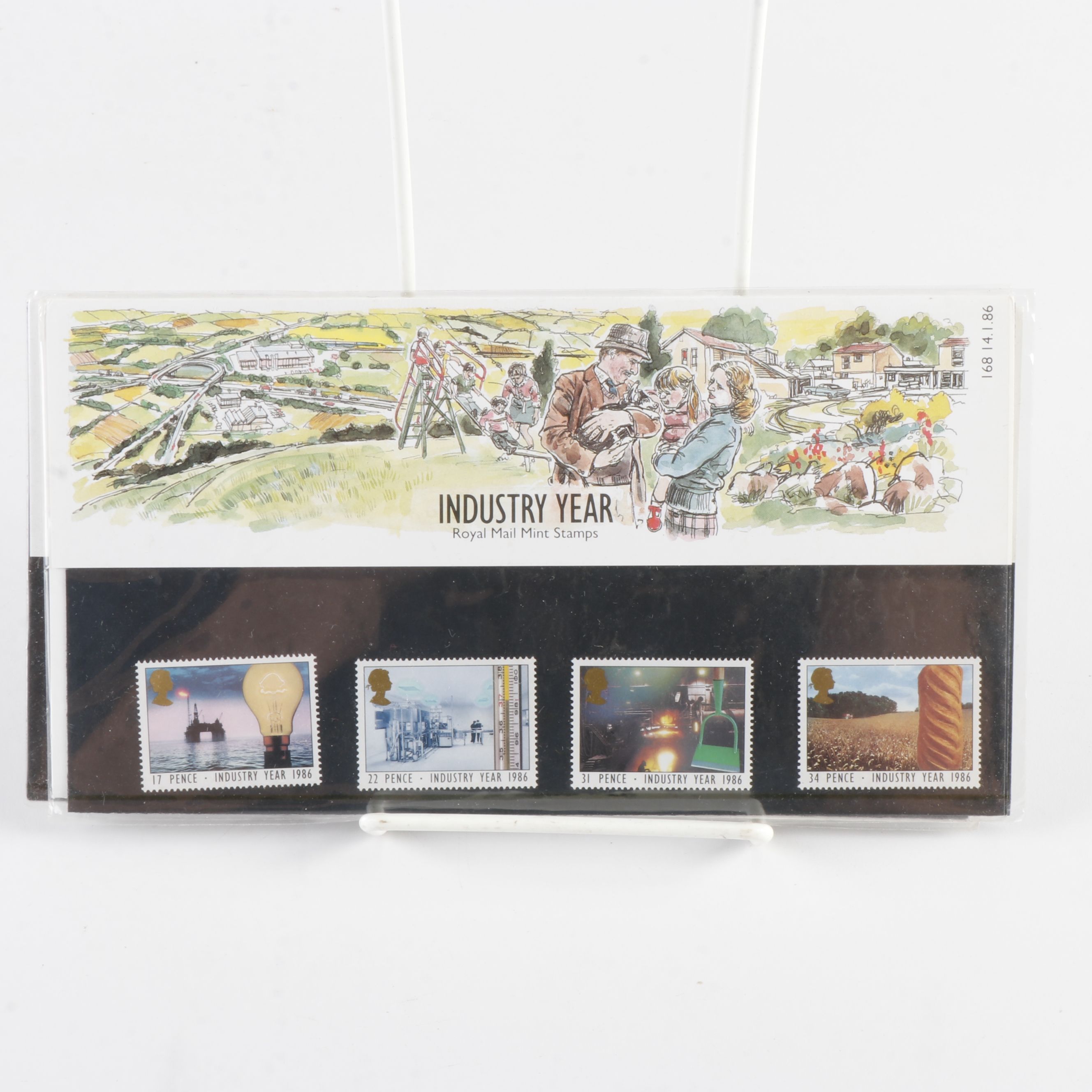 Collection of 58 Great Britain Mint Postage Stamp Sets