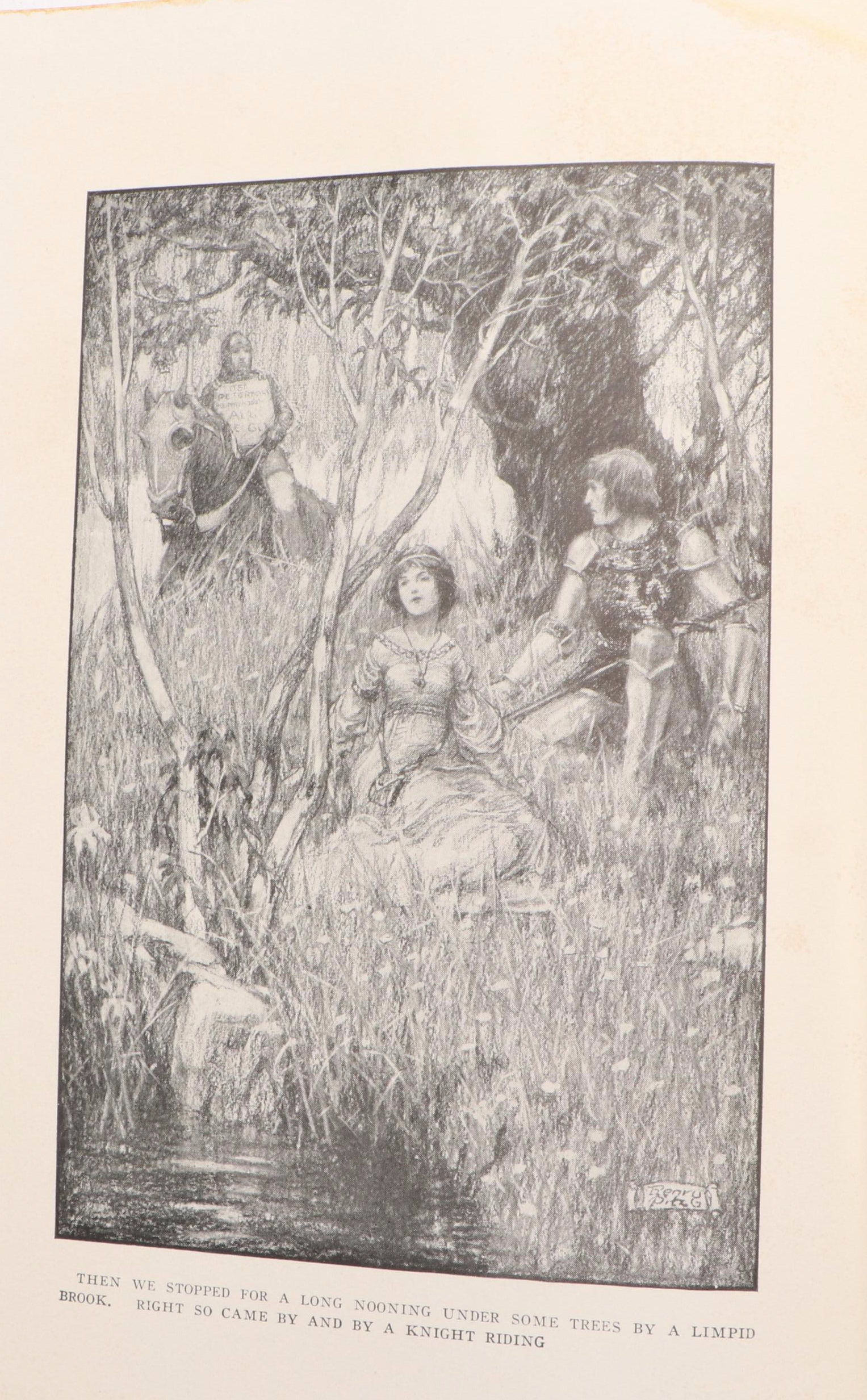 Henry Pitz Illustrated "A Connecticut Yankee in King Arthur's Court" by Twain