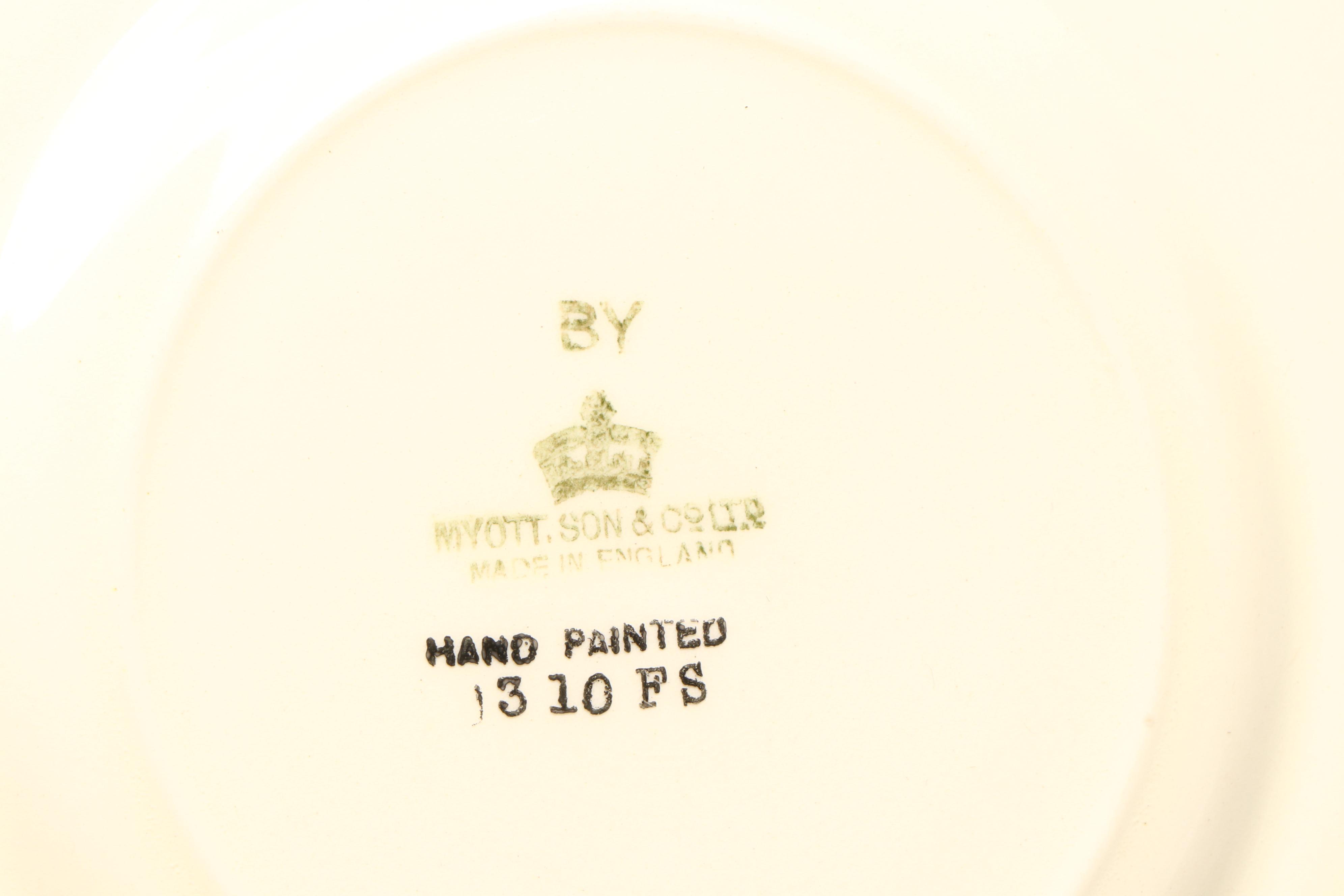 Myott Son & Co. Porcelain Tableware
