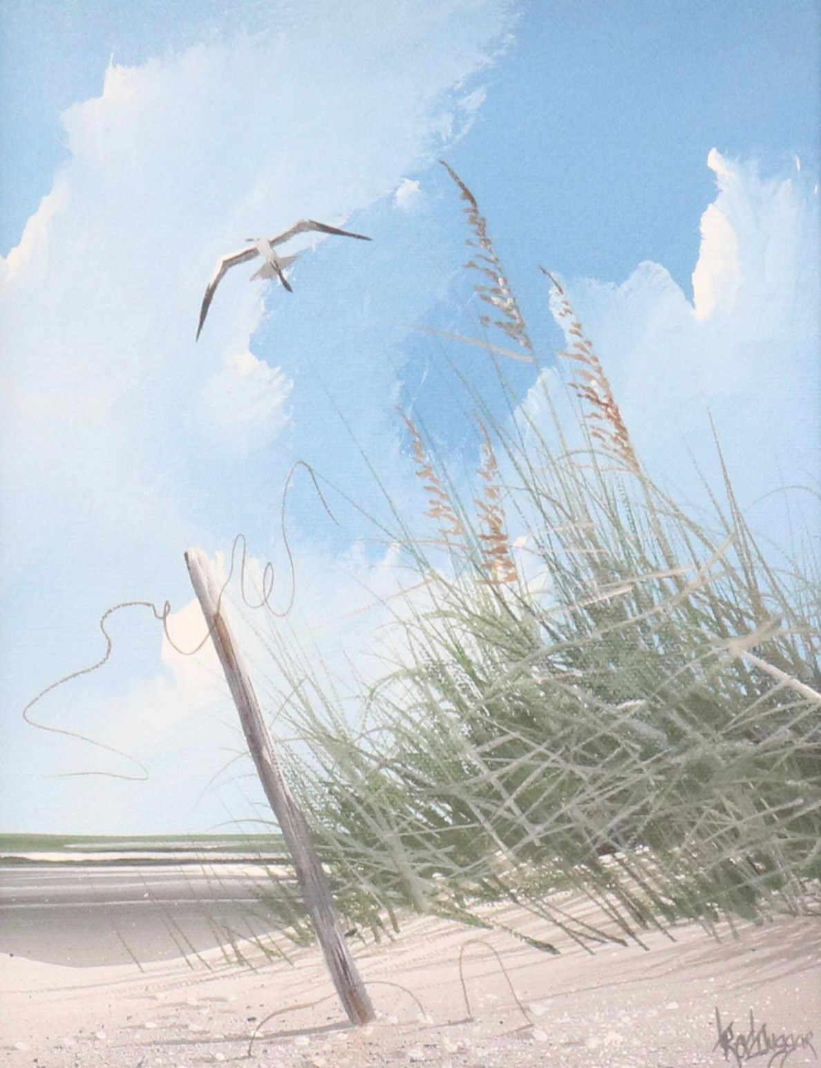 Rex Duggar Coastal Oil Painting