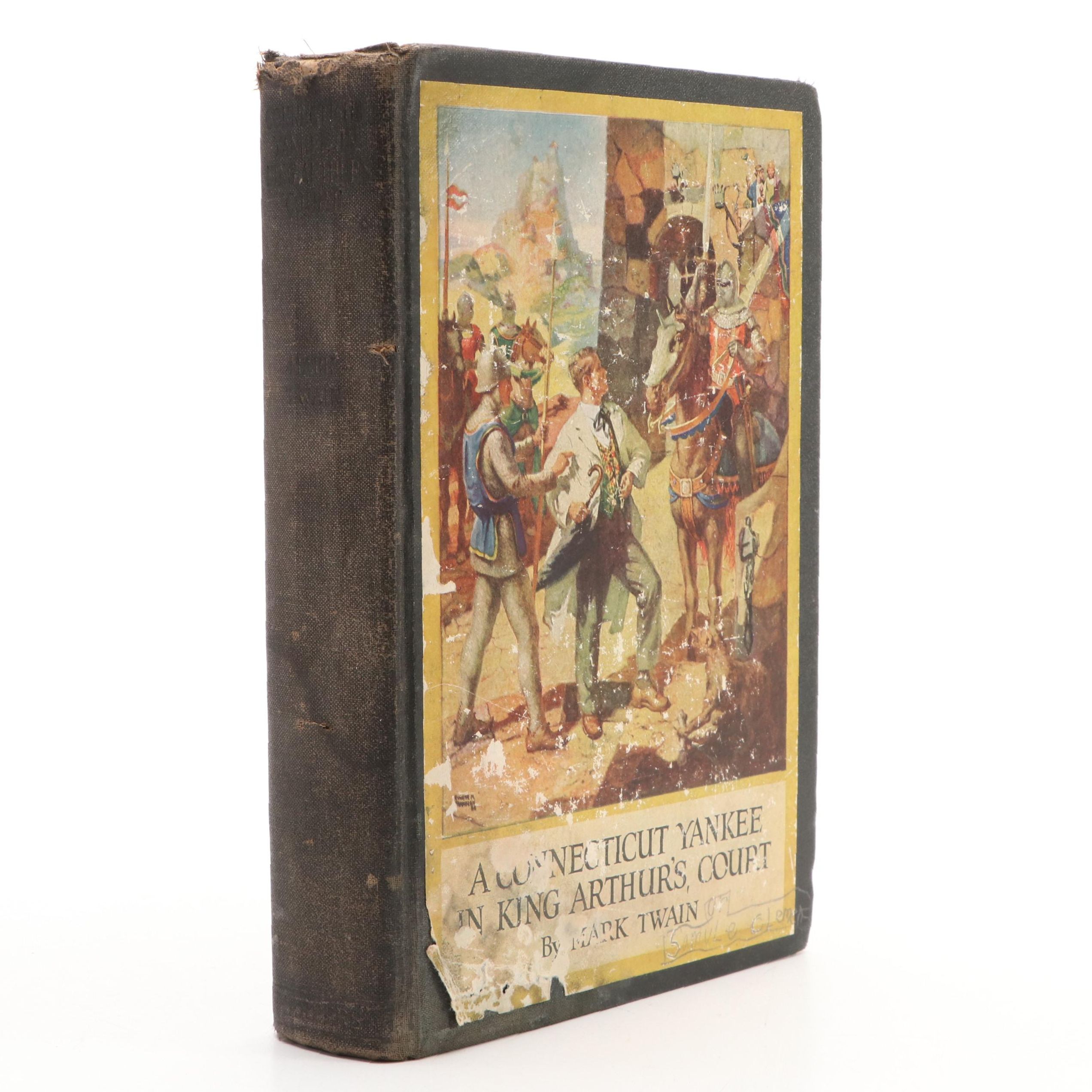 Henry Pitz Illustrated "A Connecticut Yankee in King Arthur's Court" by Twain