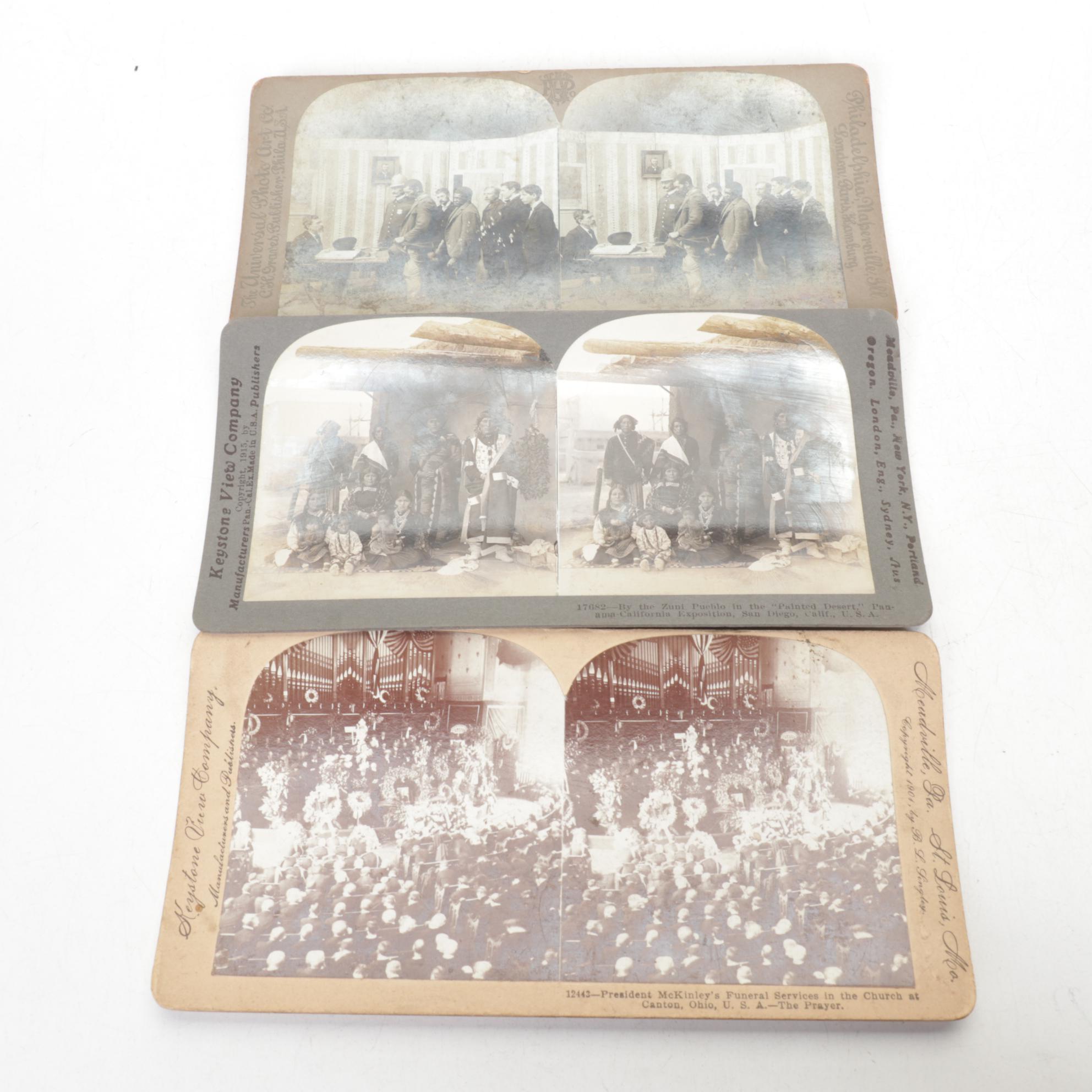 Stereoscope with Four Boxes of Slides, Late 19th to Early 20th Century