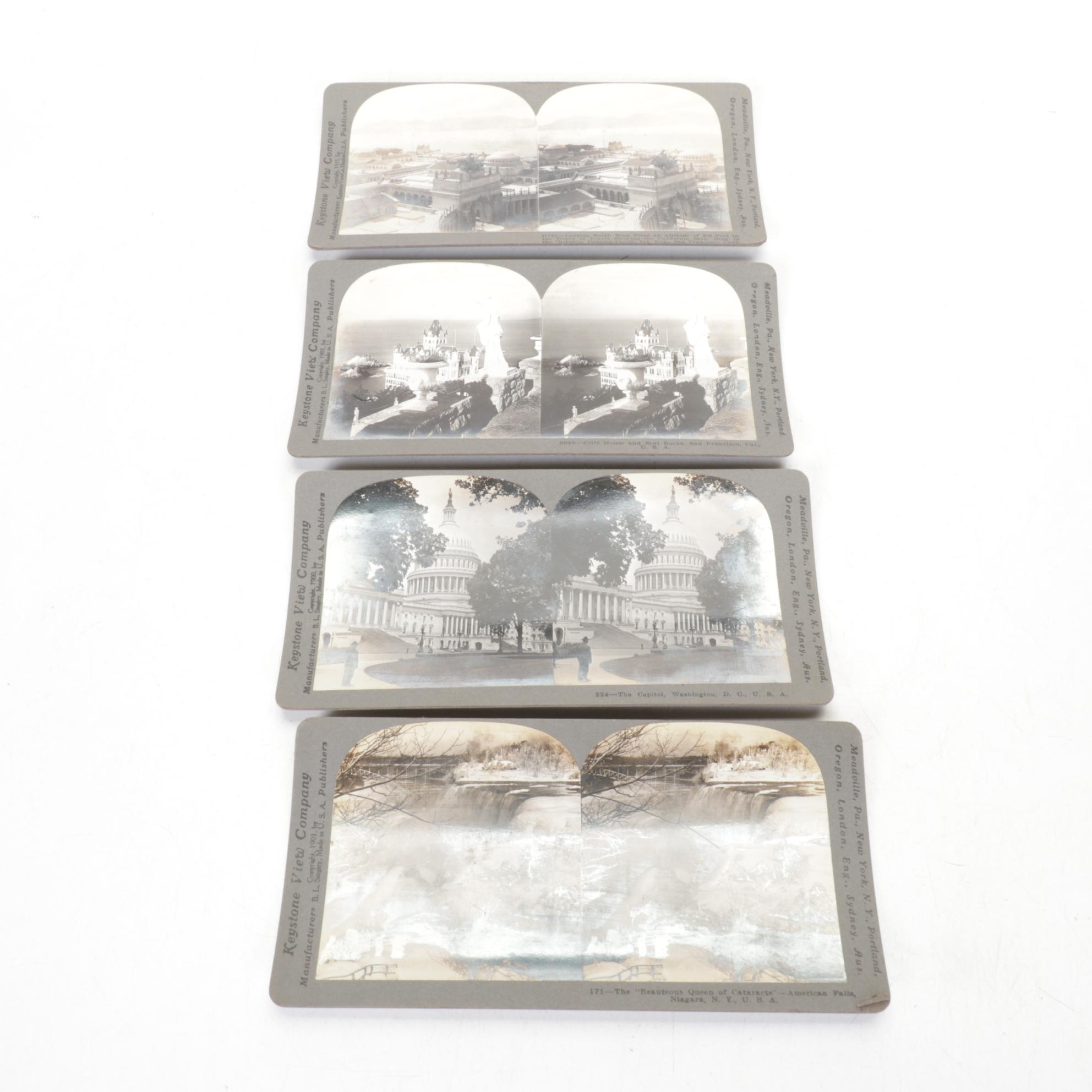 Stereoscope with Four Boxes of Slides, Late 19th to Early 20th Century