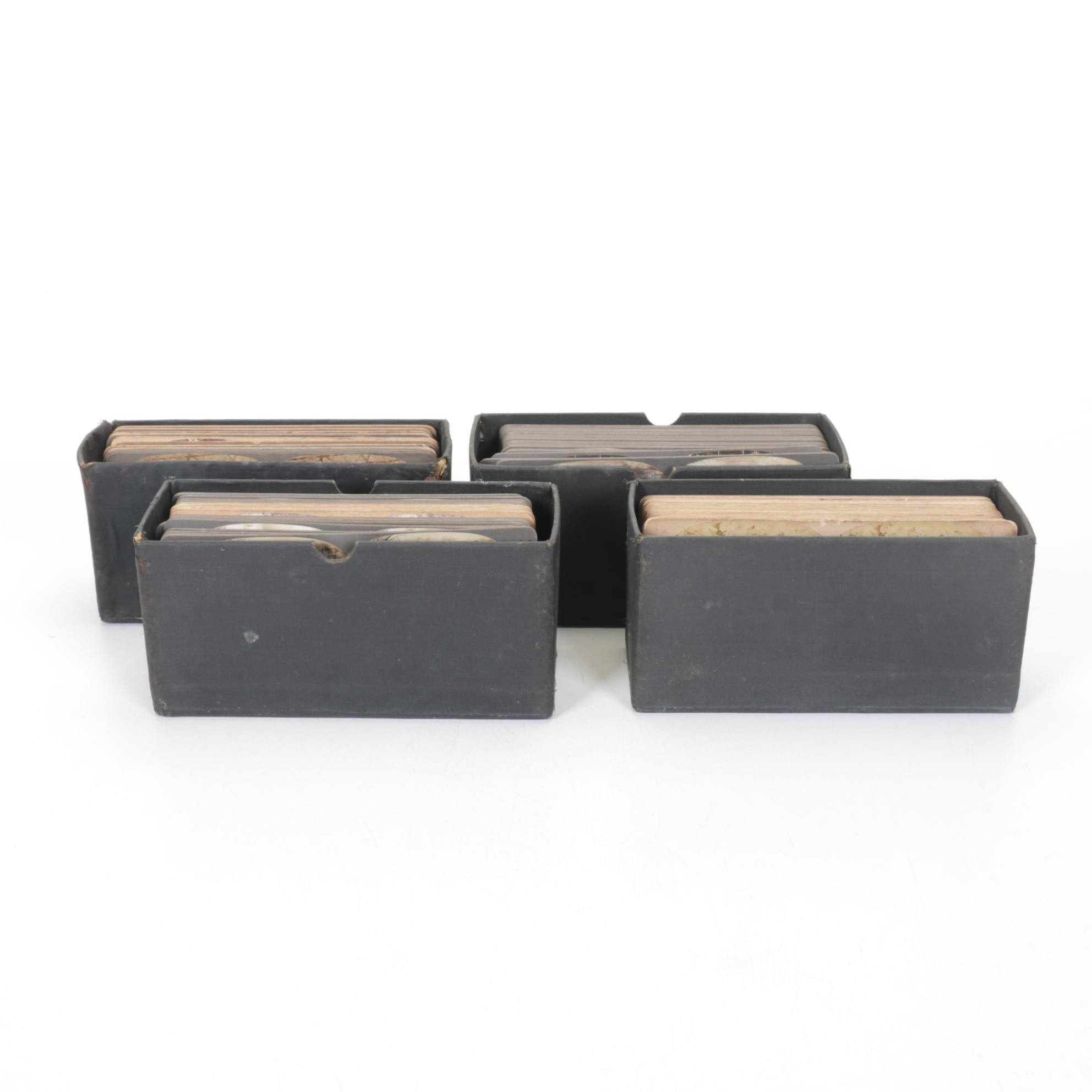 Stereoscope with Four Boxes of Slides, Late 19th to Early 20th Century