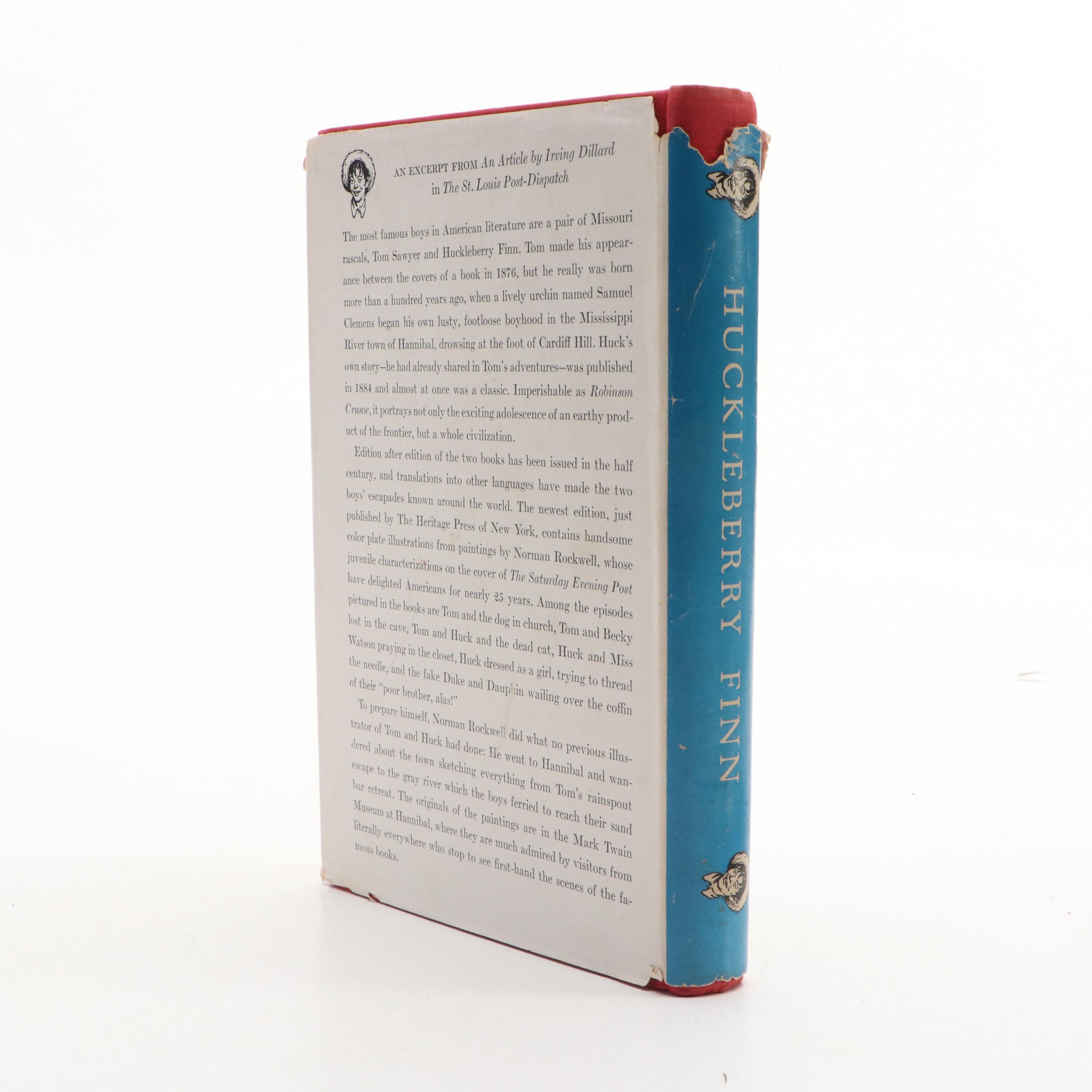 Norman Rockwell Illustrated "The Adventures of Huckleberry Finn" by Mark Twain