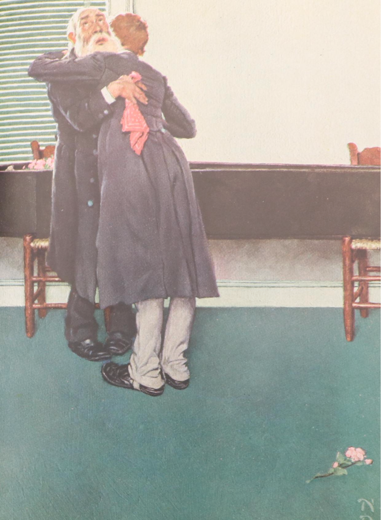 Norman Rockwell Illustrated "The Adventures of Huckleberry Finn" by Mark Twain