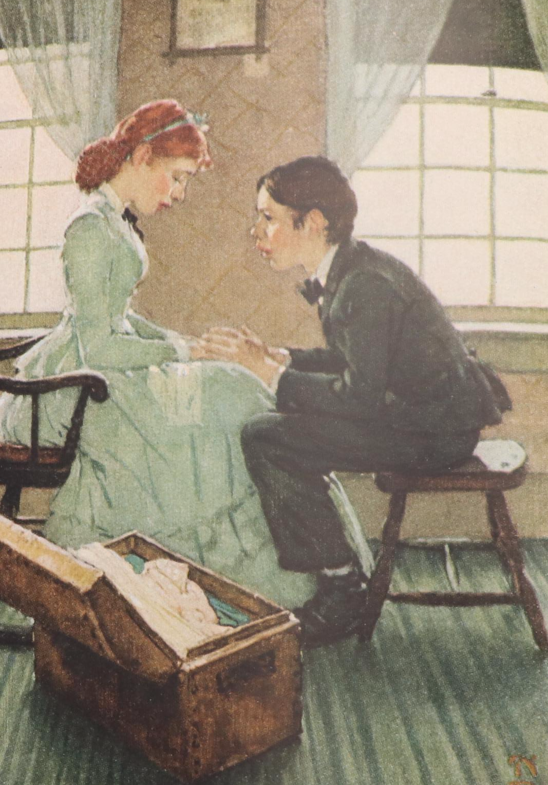 Norman Rockwell Illustrated "The Adventures of Huckleberry Finn" by Mark Twain