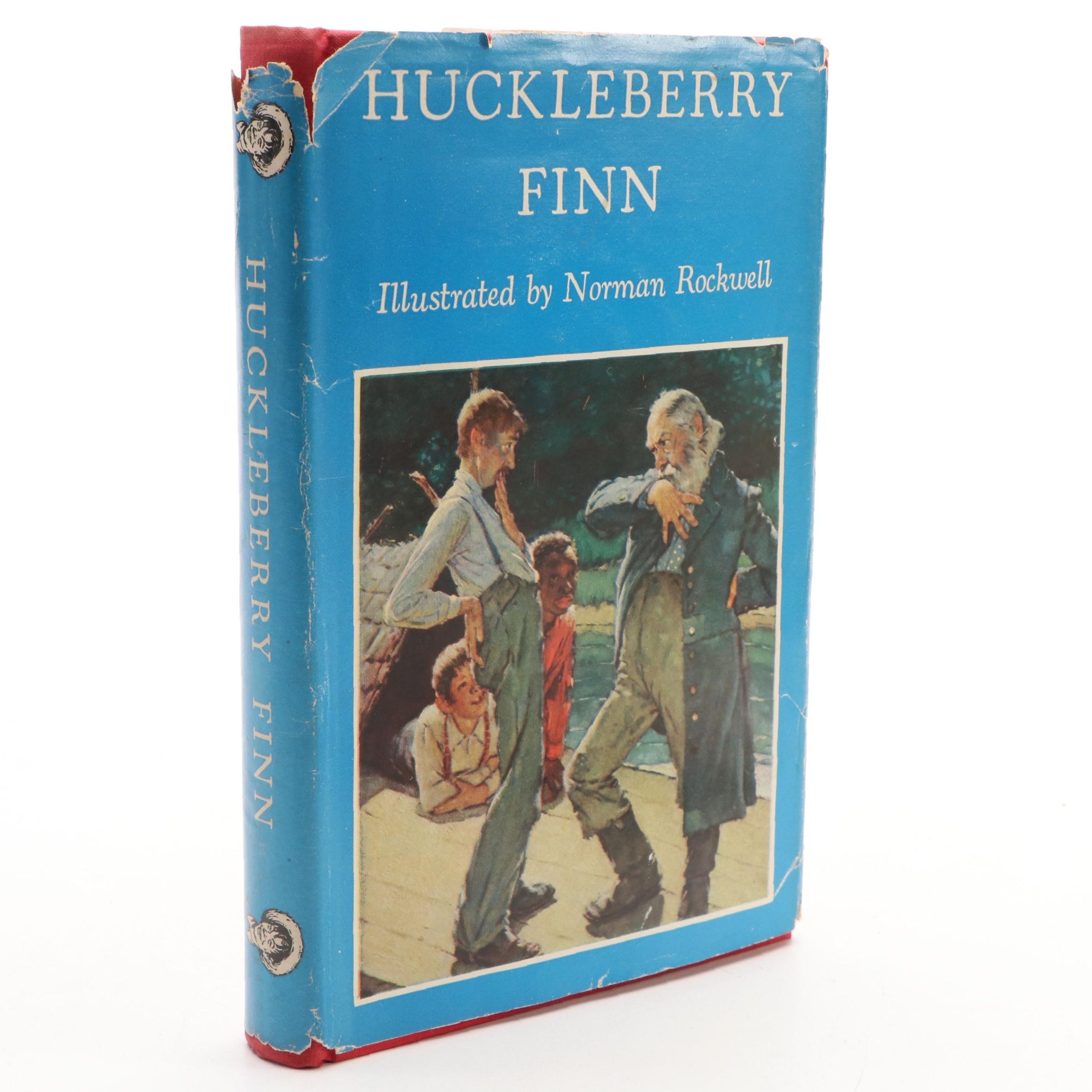 Norman Rockwell Illustrated "The Adventures of Huckleberry Finn" by Mark Twain