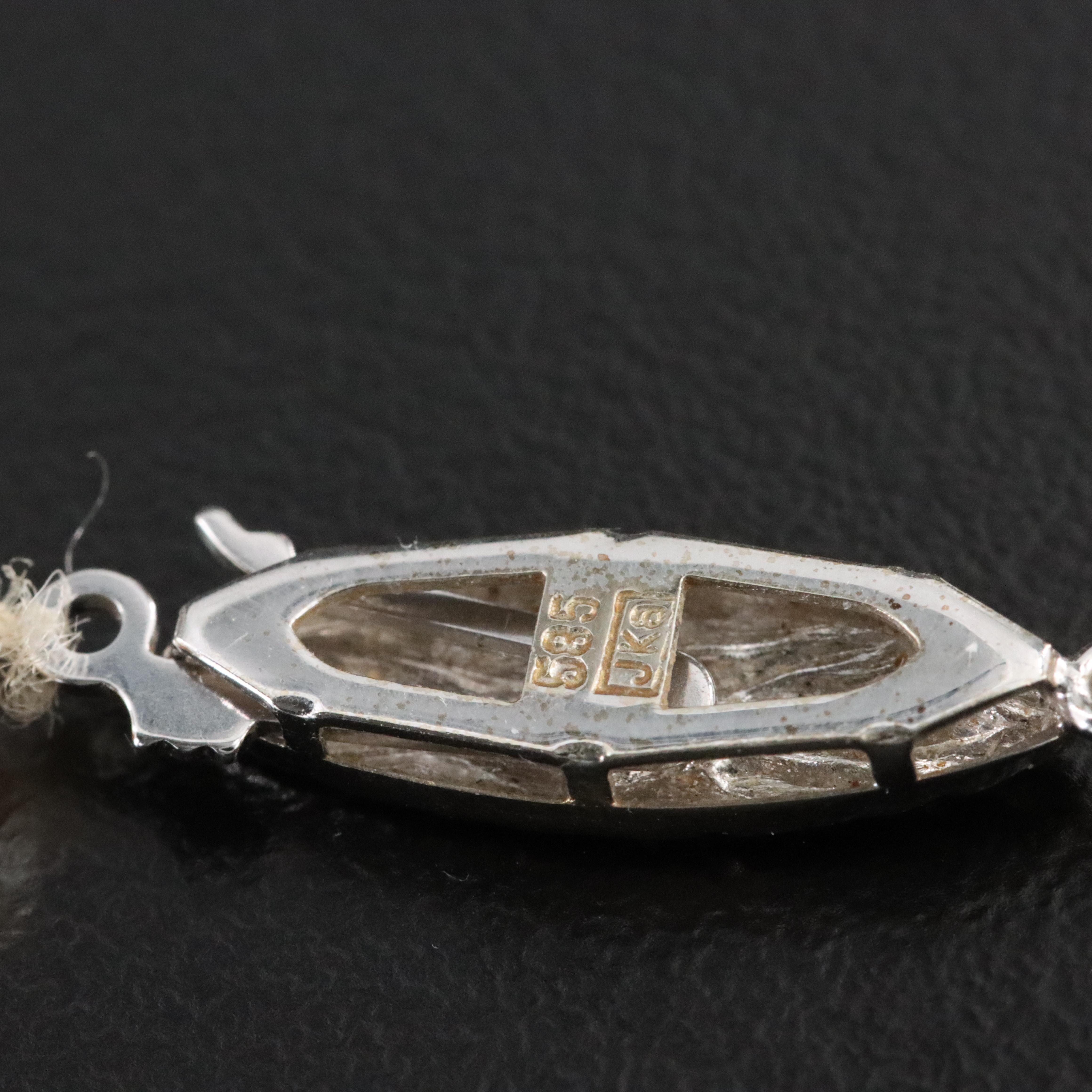 Pearl Necklace with 14K Clasp