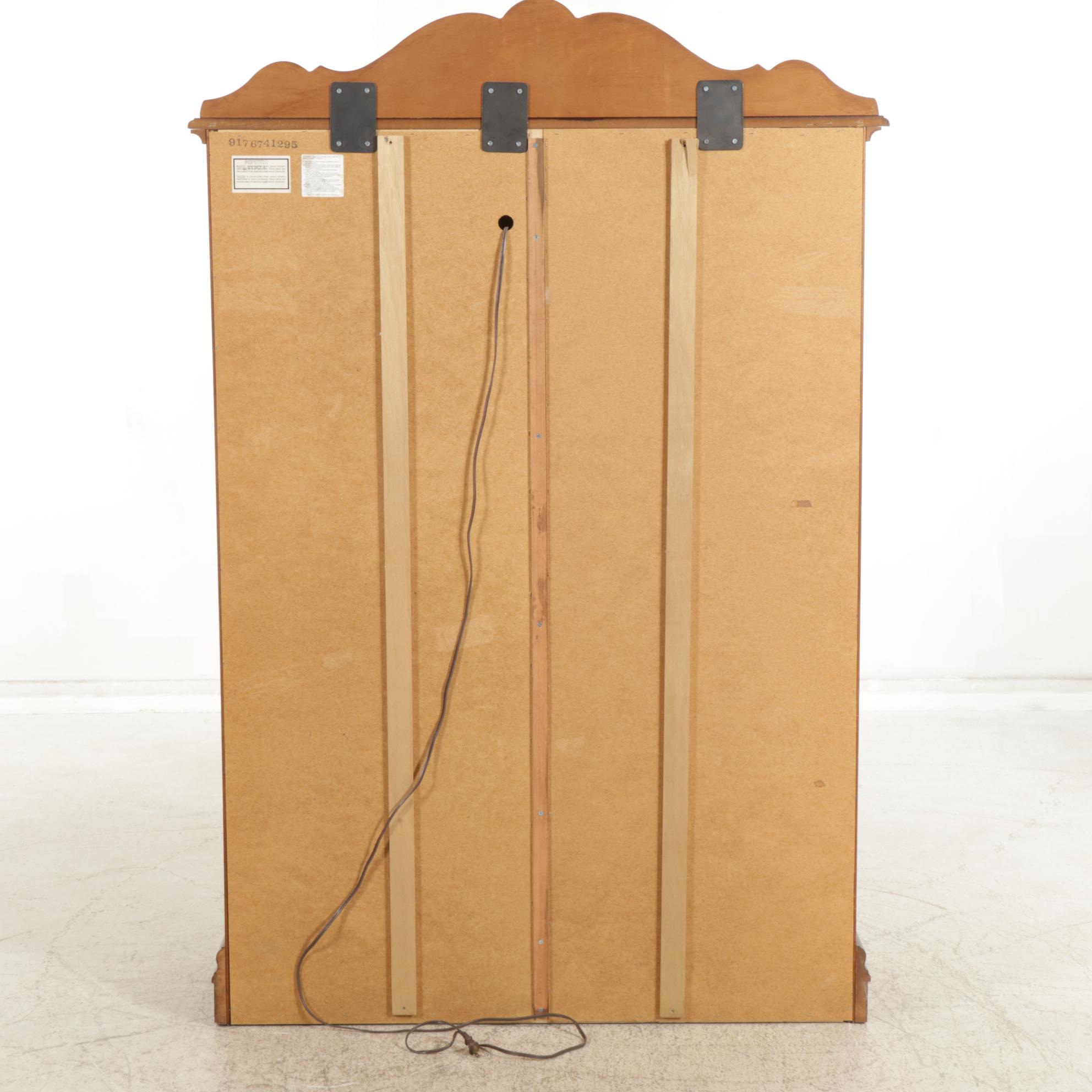 Edwardian Style Mahogany Glass Front Cabinet