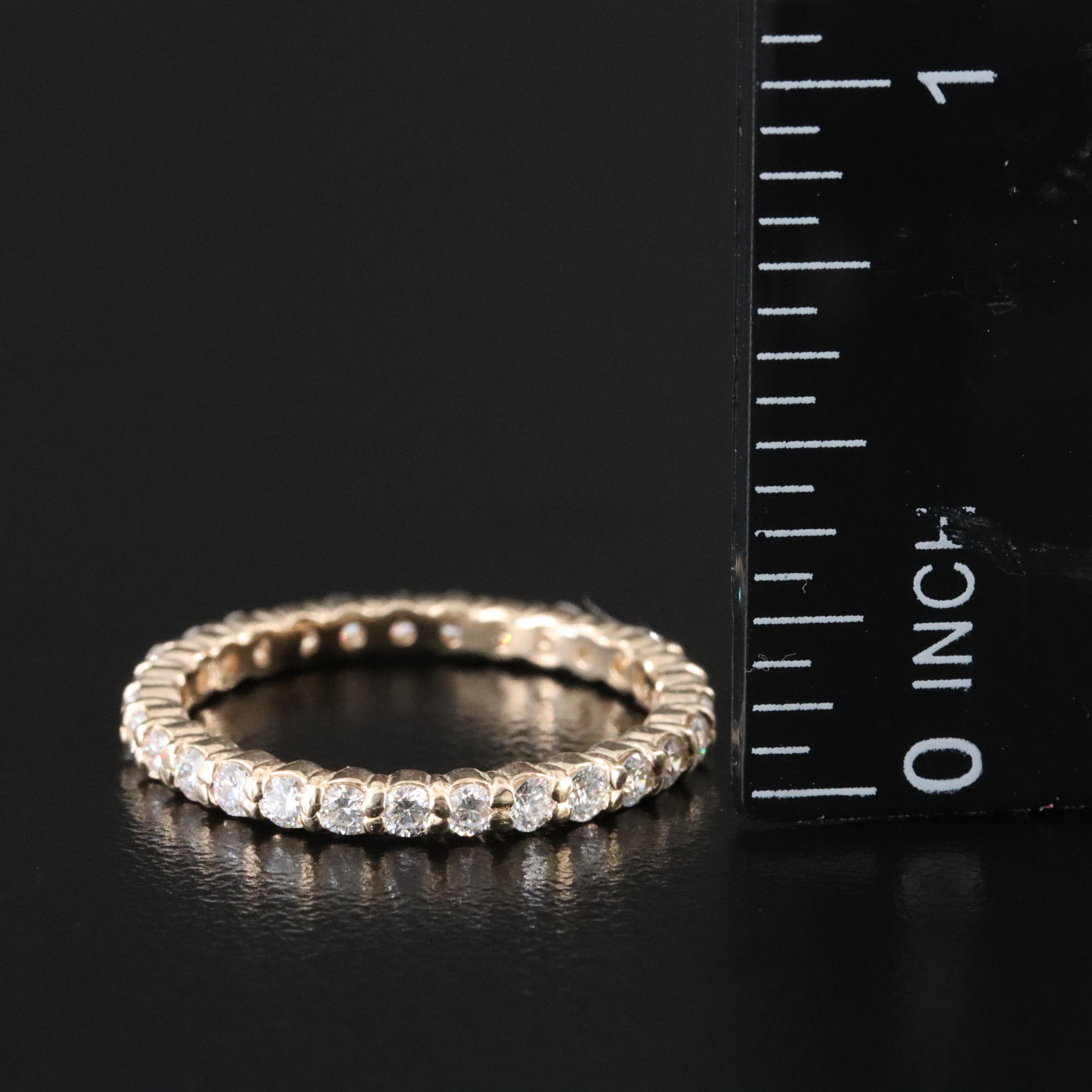 14K 0.75 CTW Lab Grown Diamond Eternity Band