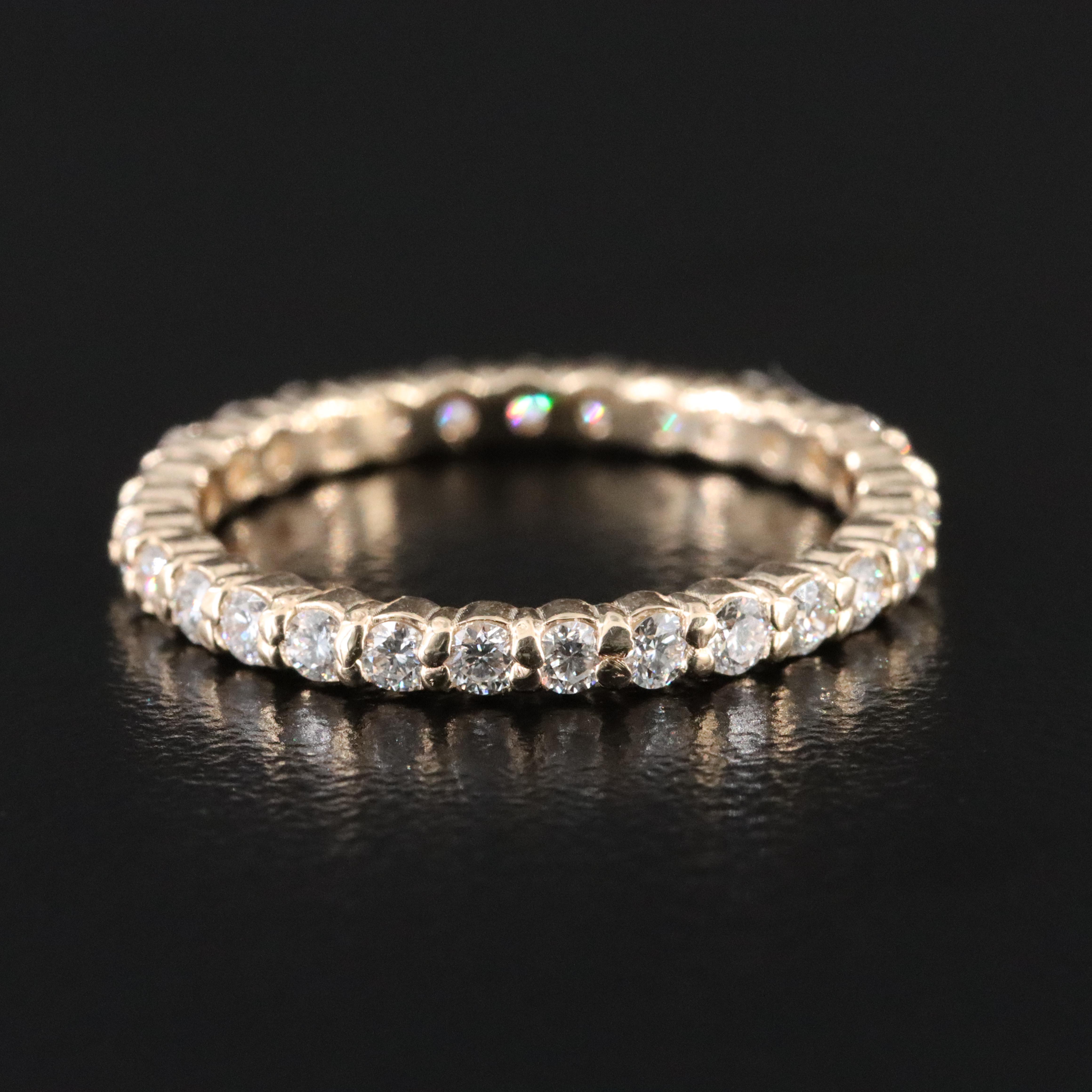 14K 0.75 CTW Lab Grown Diamond Eternity Band