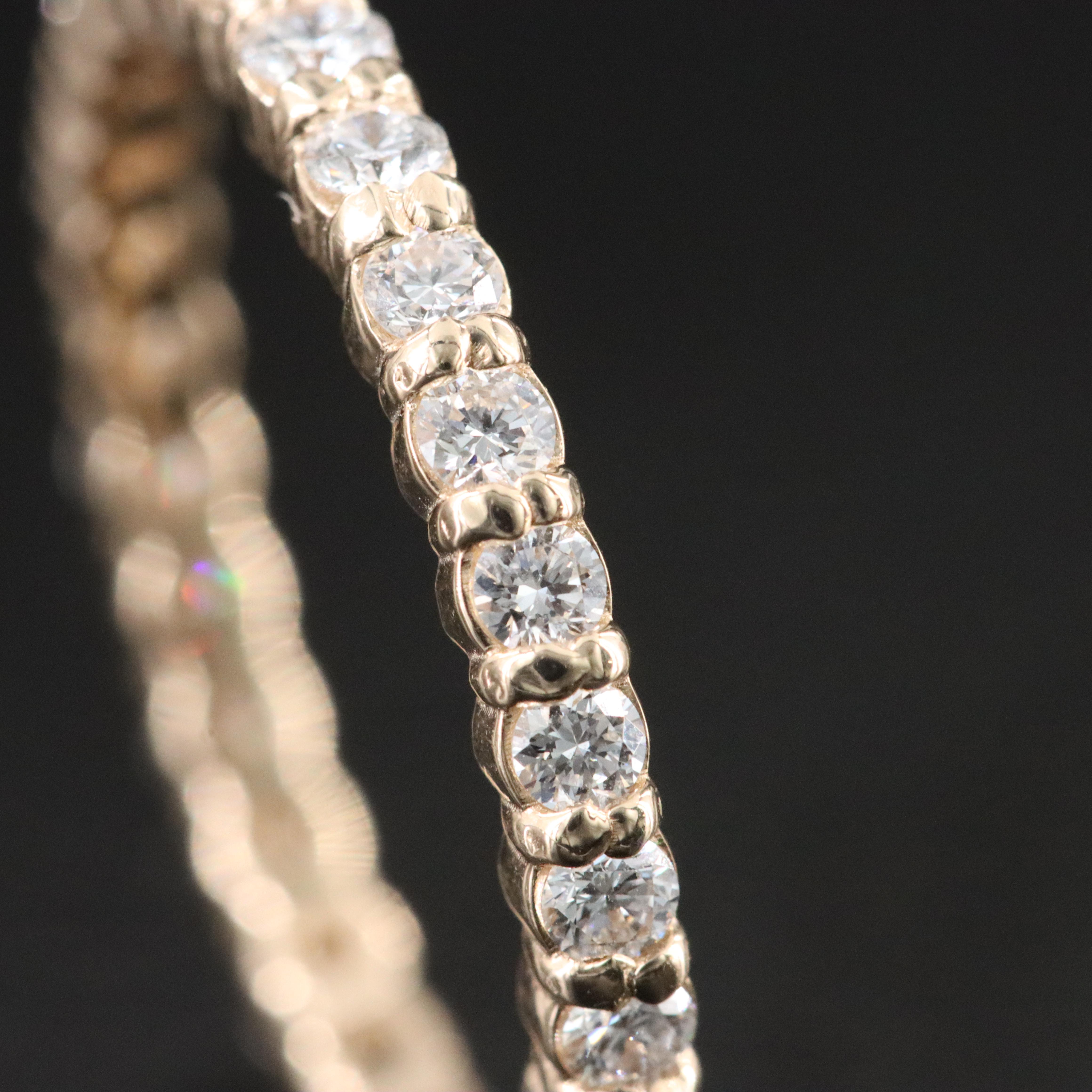 14K 0.75 CTW Lab Grown Diamond Eternity Band
