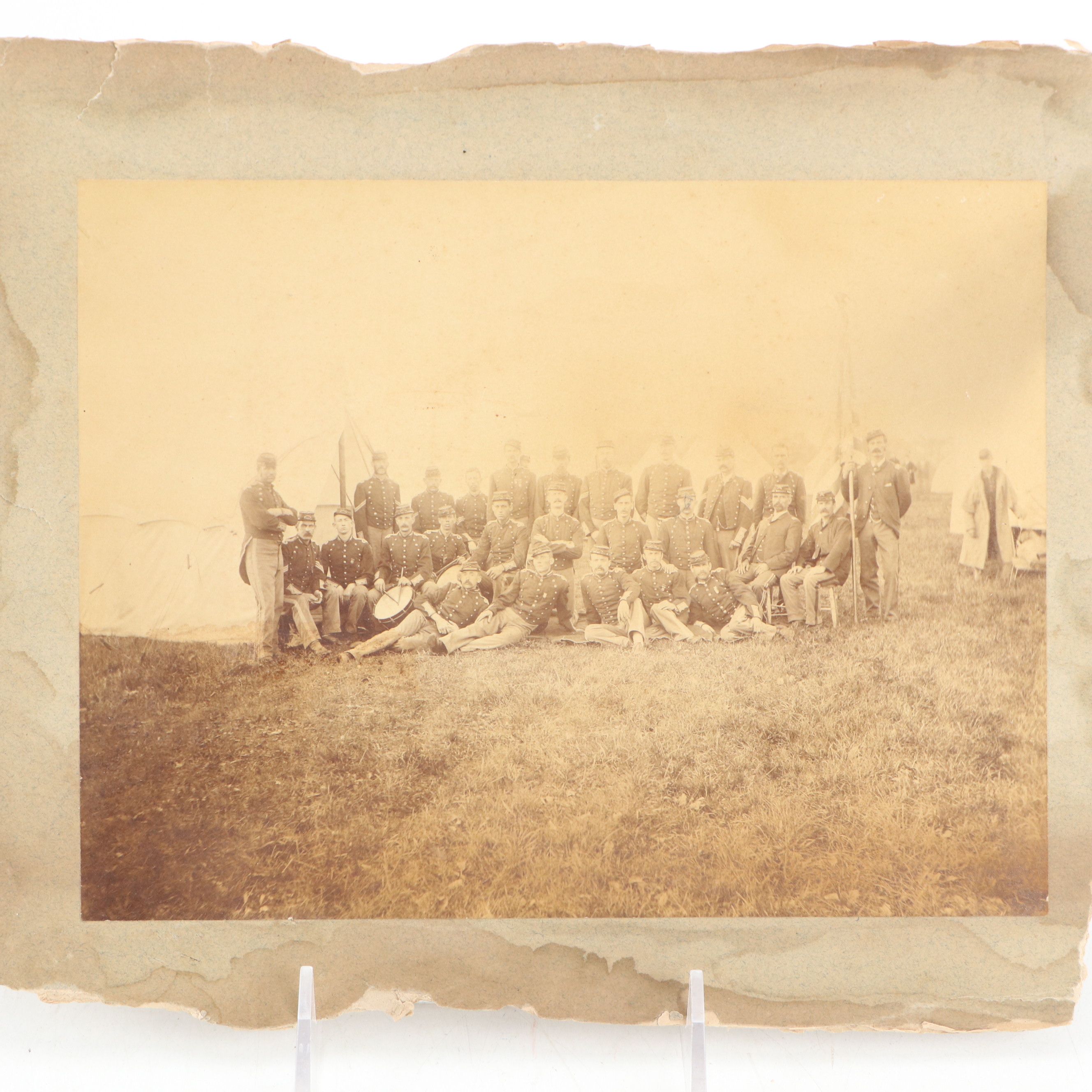 Civil War Era Photograph of Soldiers, Mid-19th Century