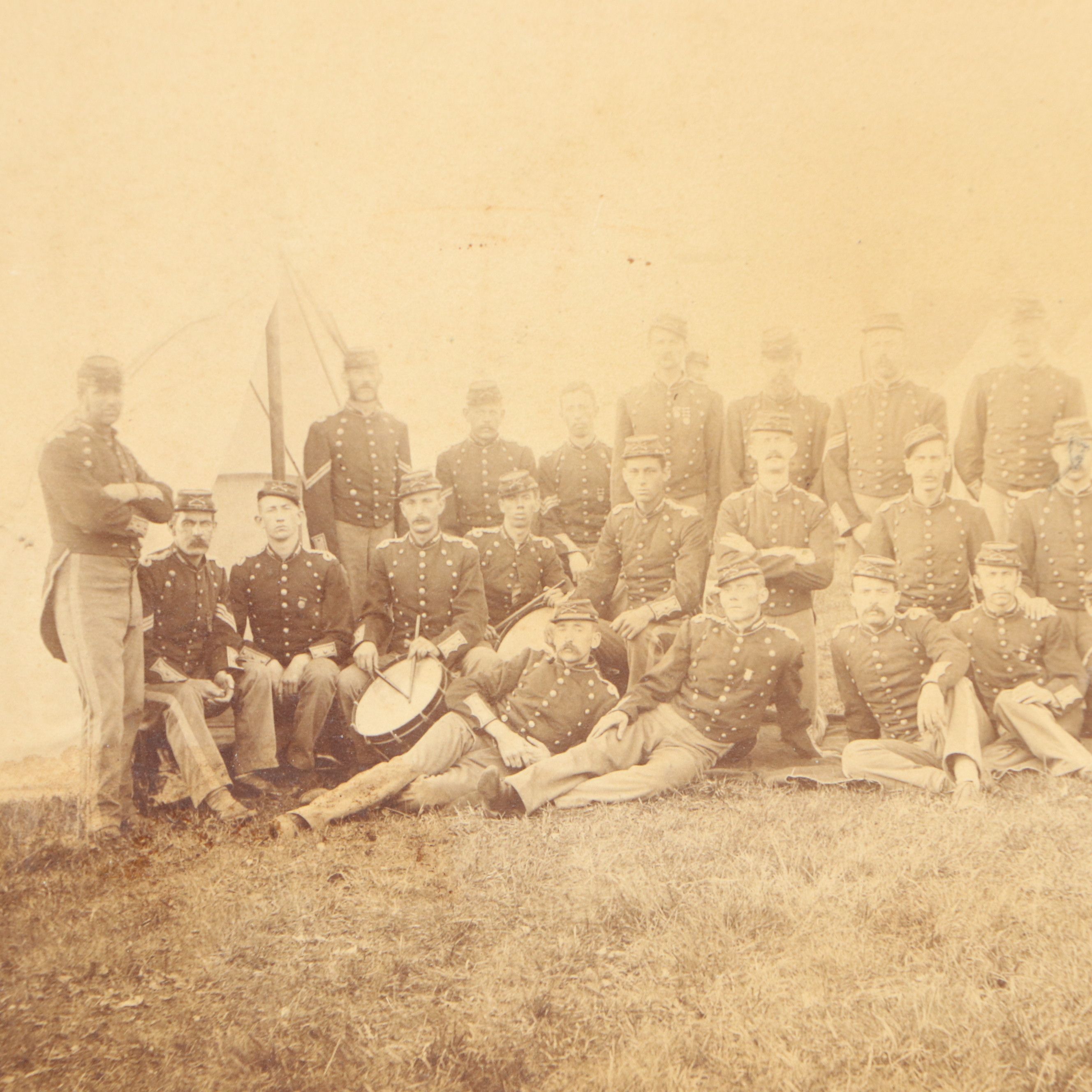 Civil War Era Photograph of Soldiers, Mid-19th Century