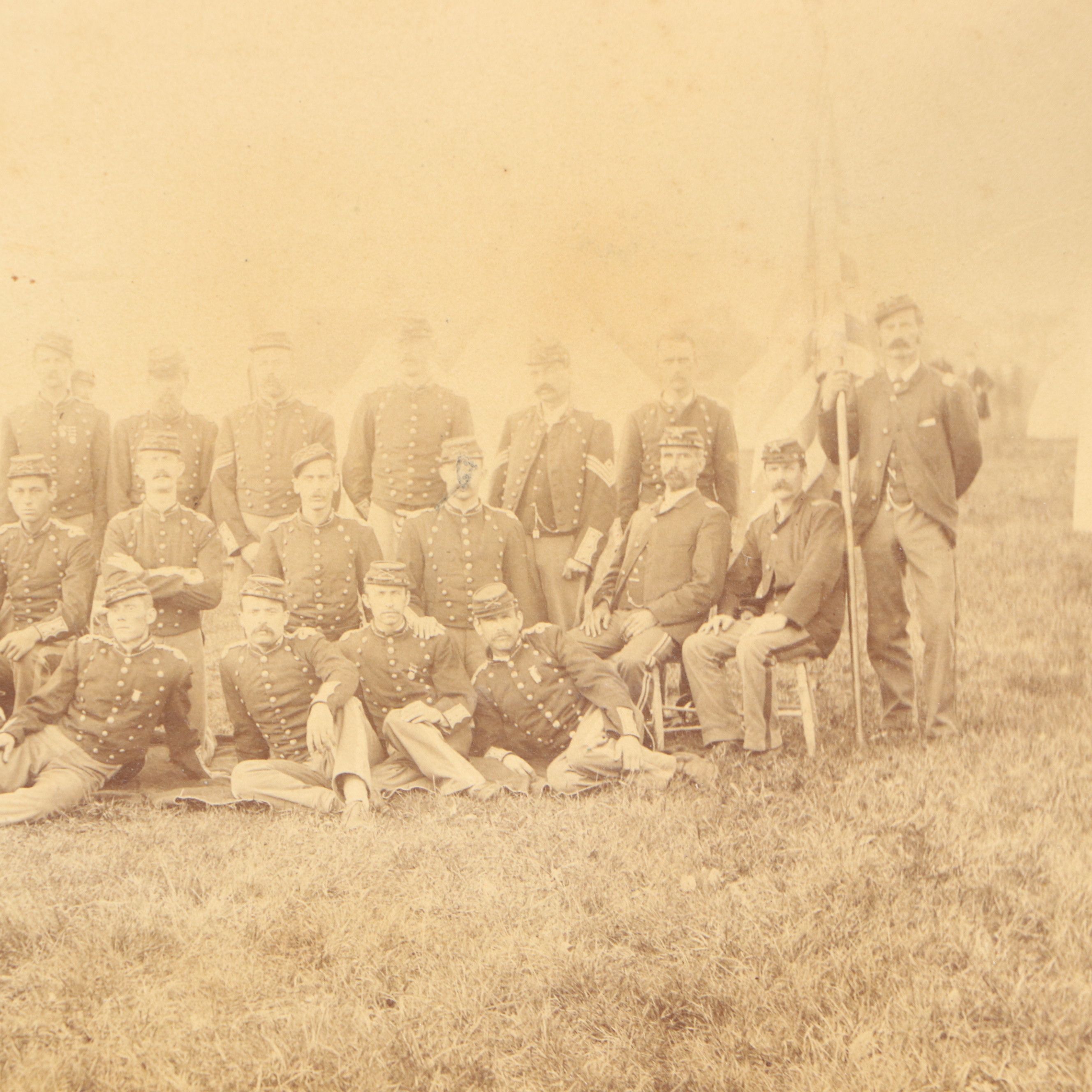 Civil War Era Photograph of Soldiers, Mid-19th Century