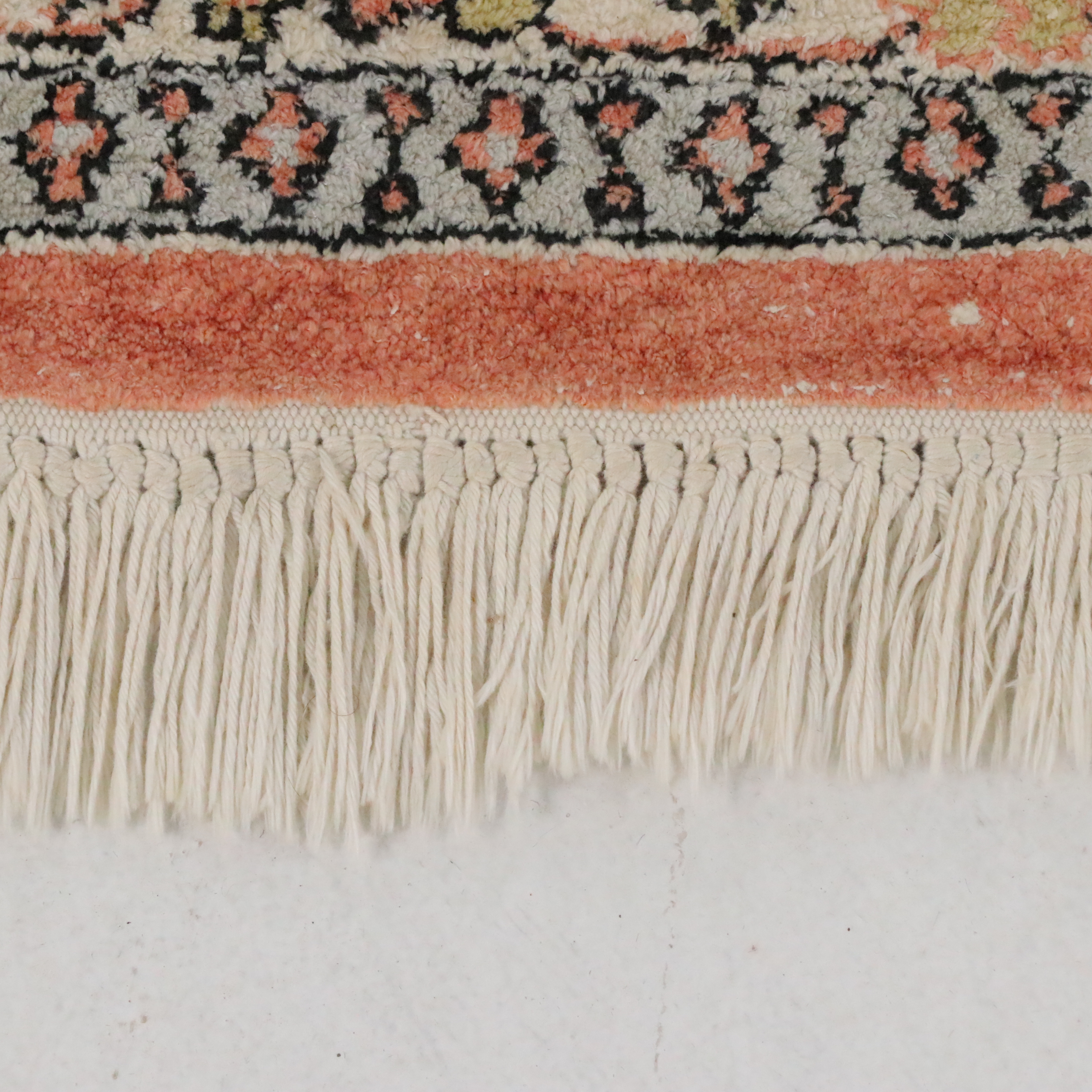 9'11 x 14'5 Hand-Knotted Persian Qom Room Sized Rug