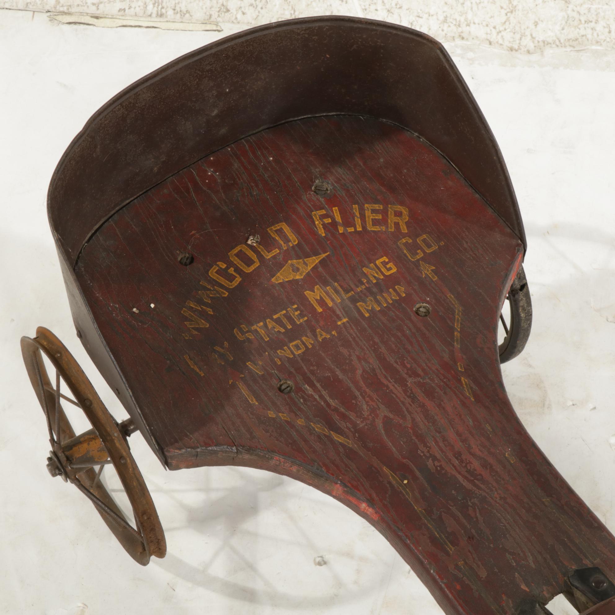 "Wingold Flier" Hand Operated Ride-On Toy,Early 20th Century