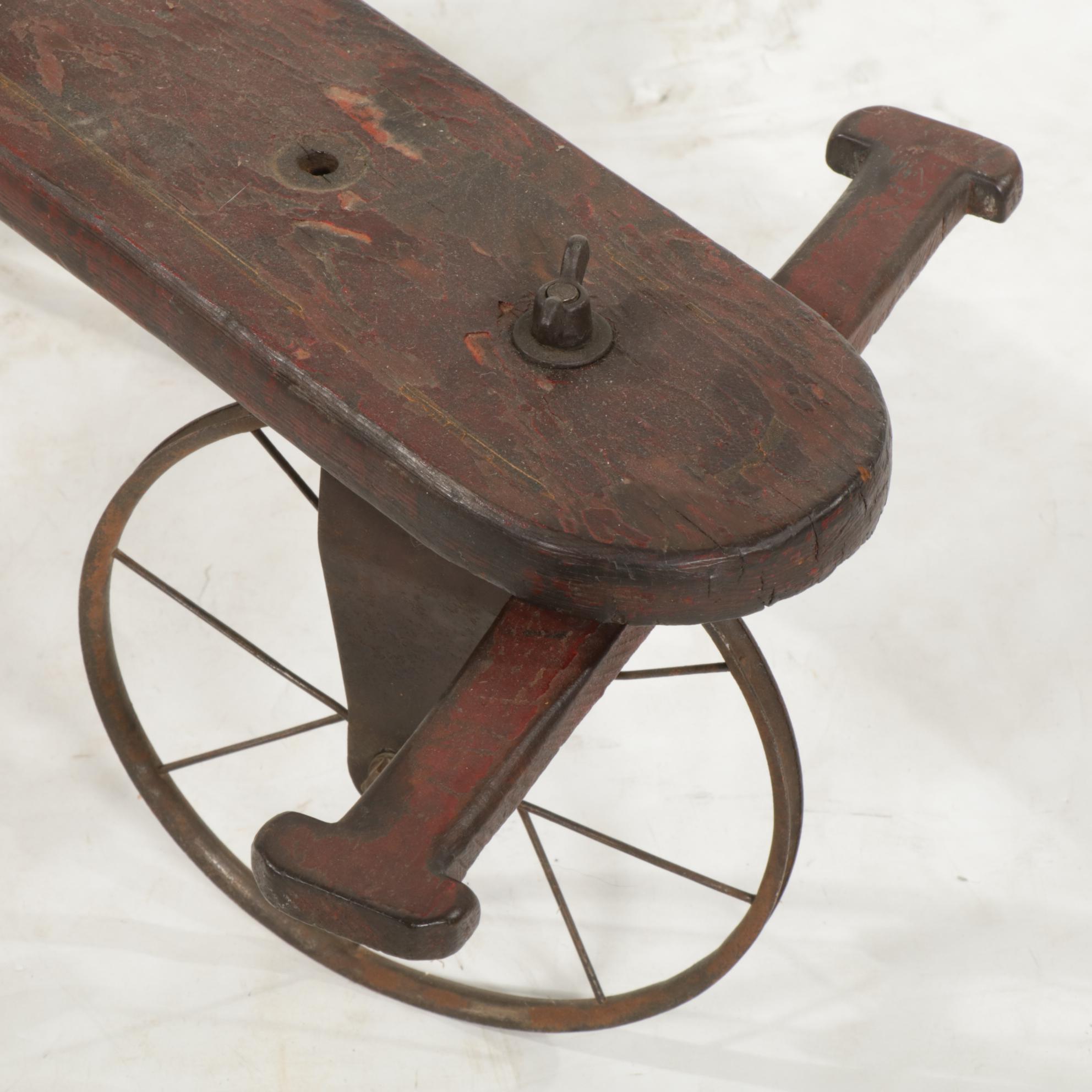 "Wingold Flier" Hand Operated Ride-On Toy,Early 20th Century