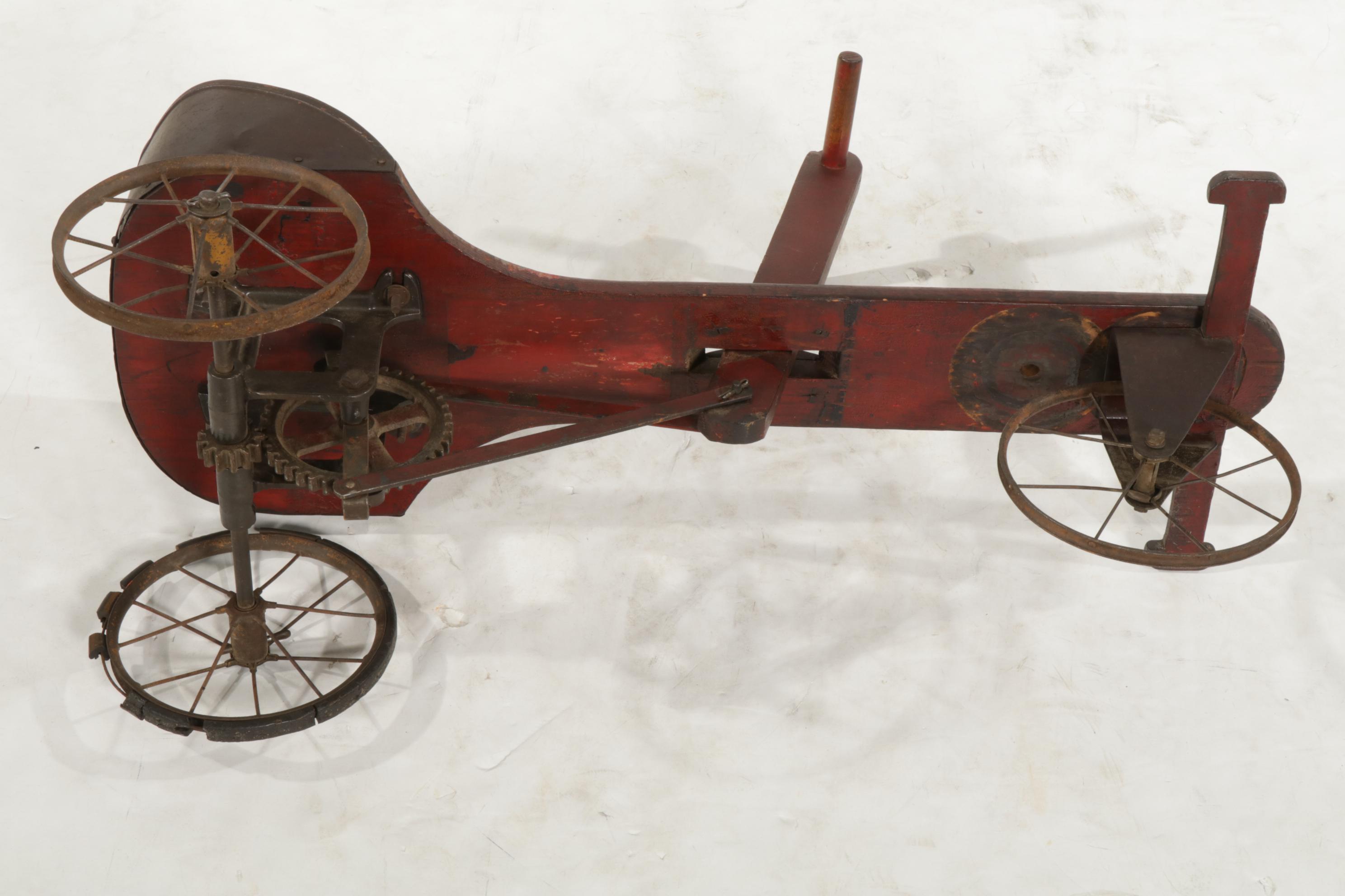 "Wingold Flier" Hand Operated Ride-On Toy,Early 20th Century
