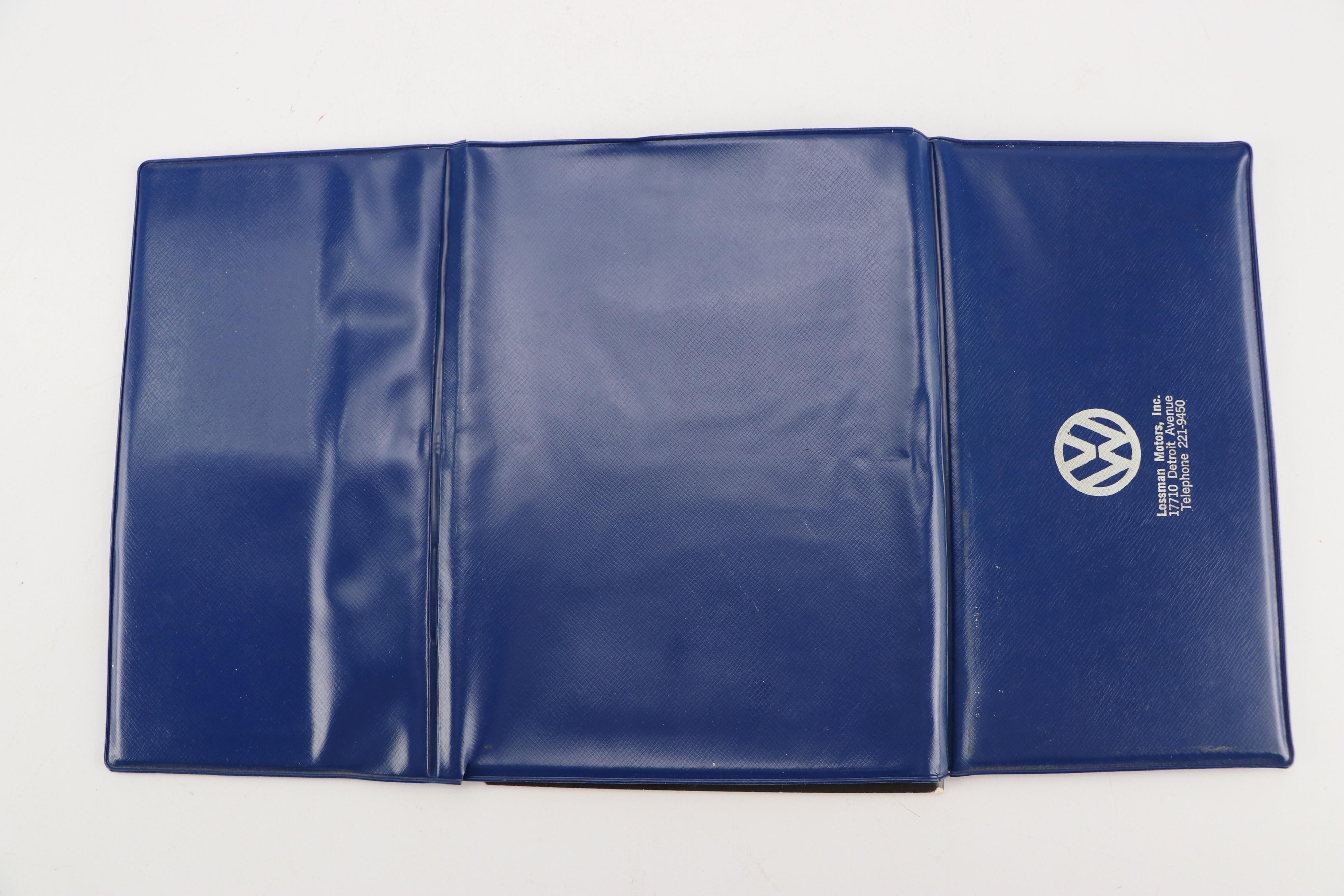 Volkswagen, Triumph, Amphicar and Renault Car Manuals, Mid-20th Century