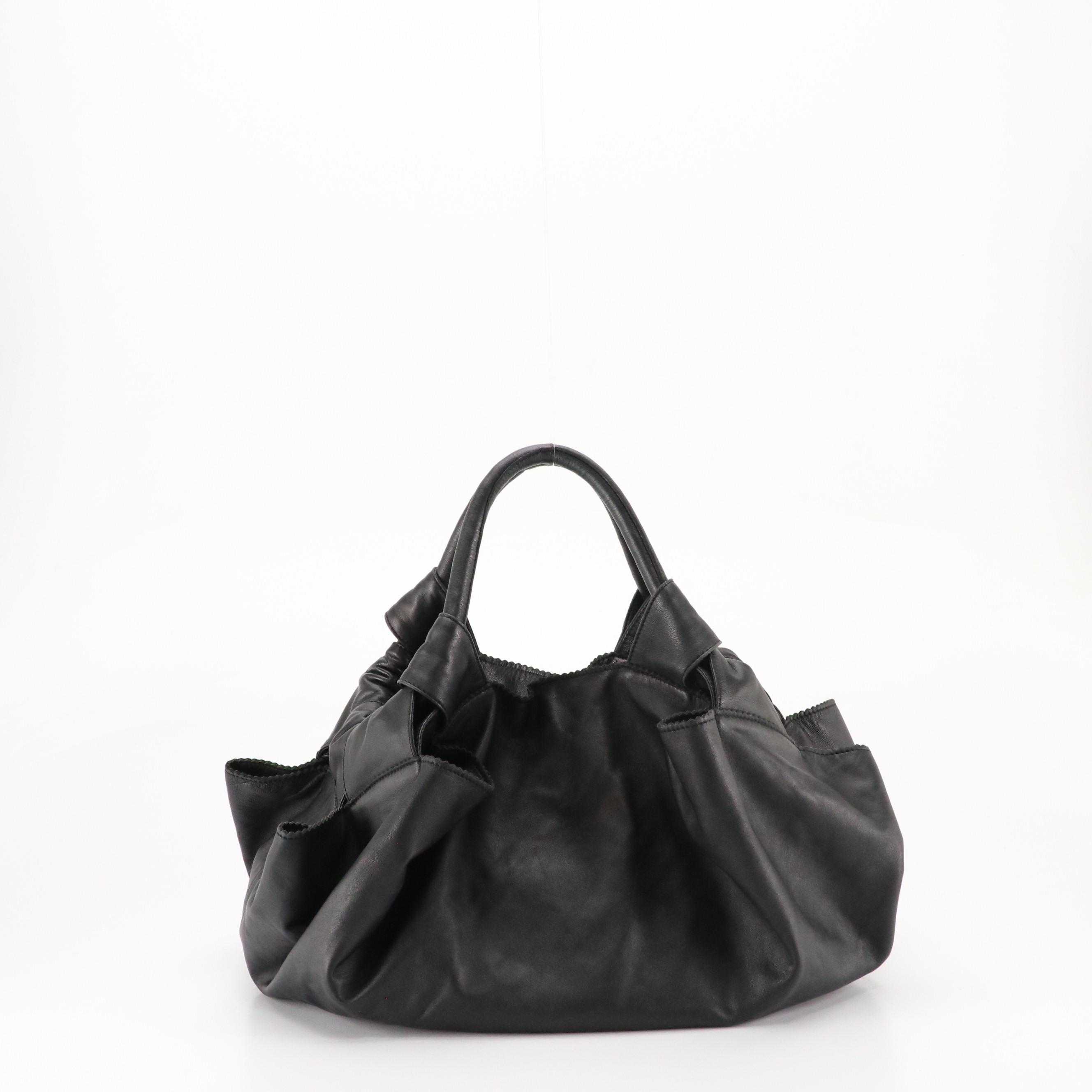 Loewe Anagram Black Nappa Leather Aire Bag