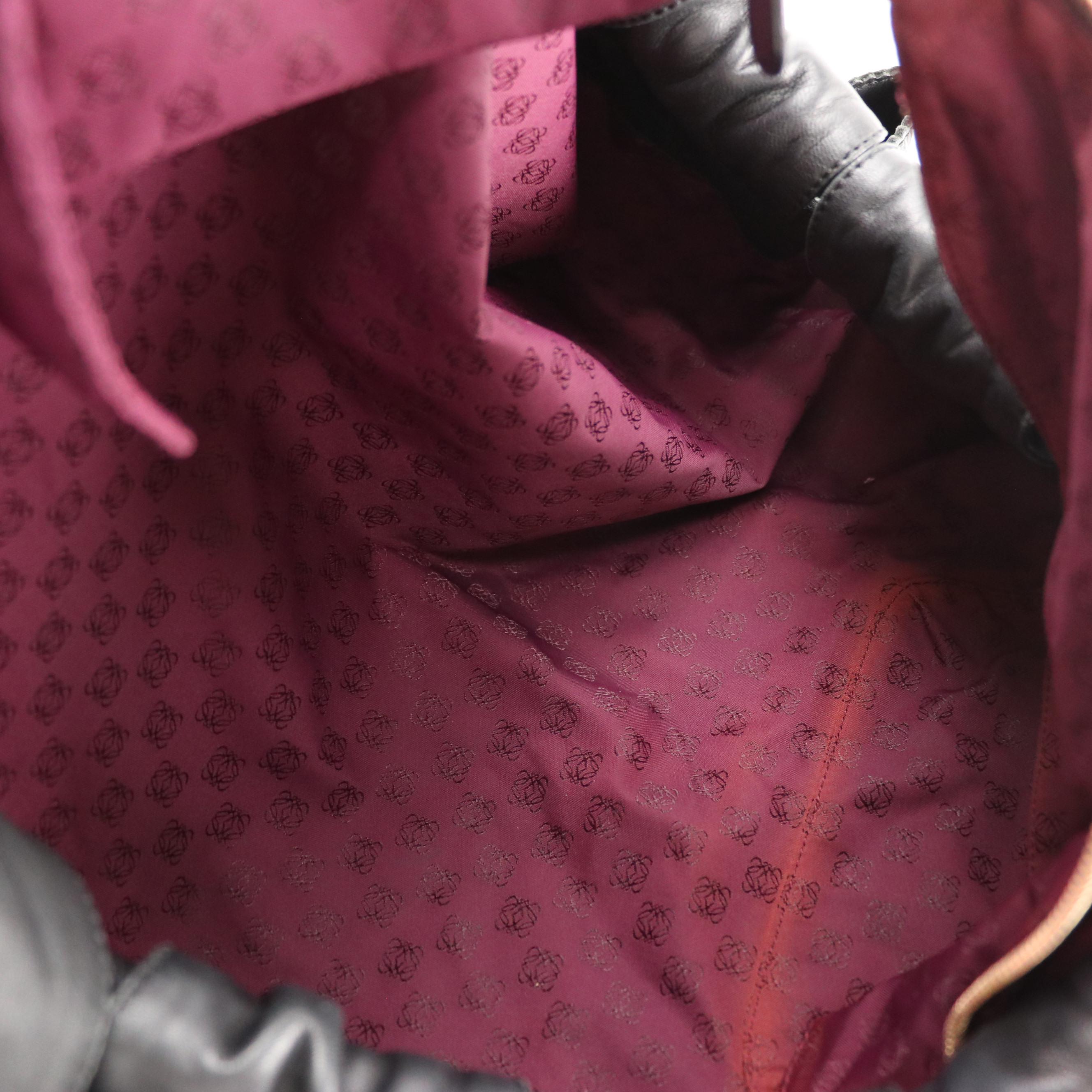 Loewe Anagram Black Nappa Leather Aire Bag