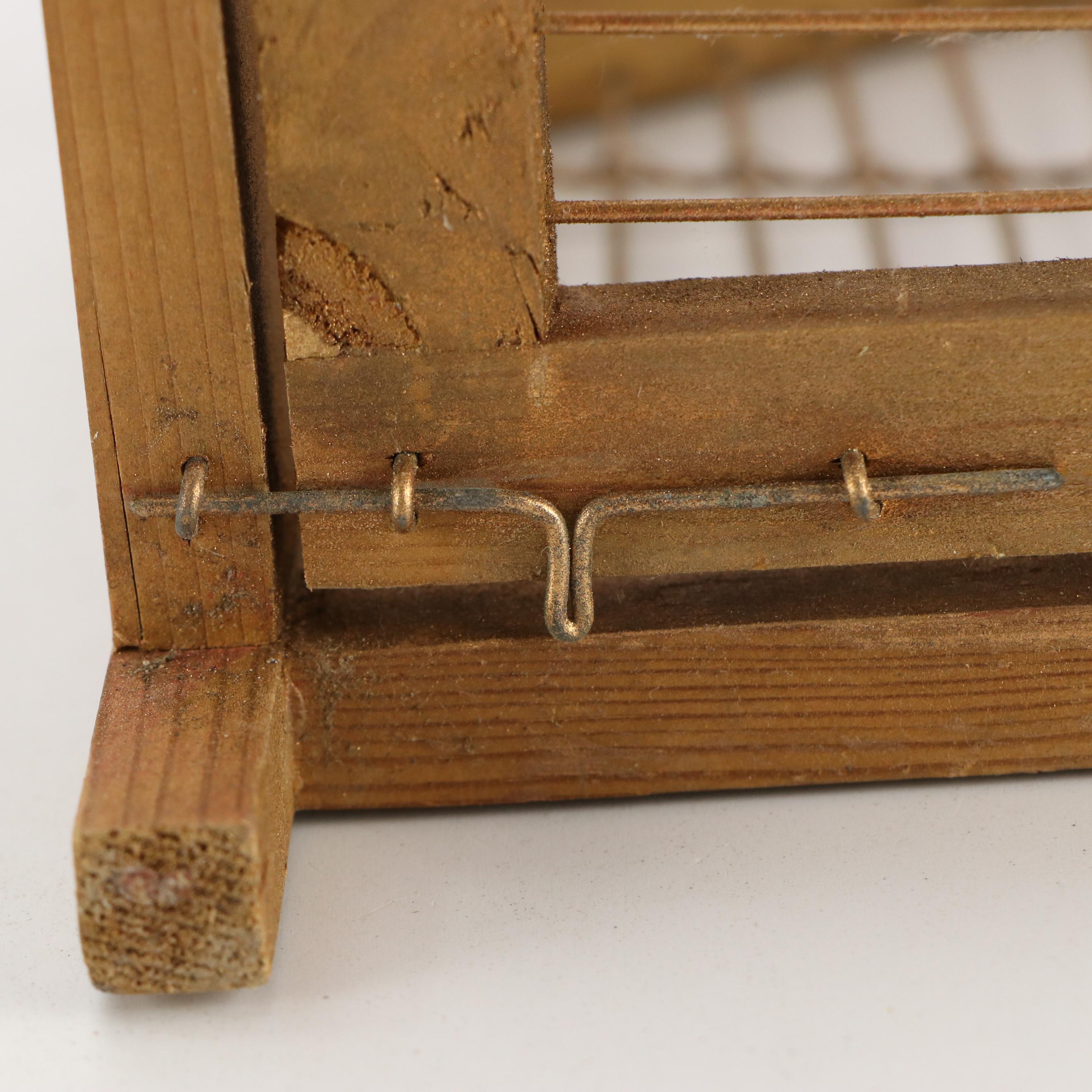 Victorian Style Giltwood and Wire Decorative Birdcage