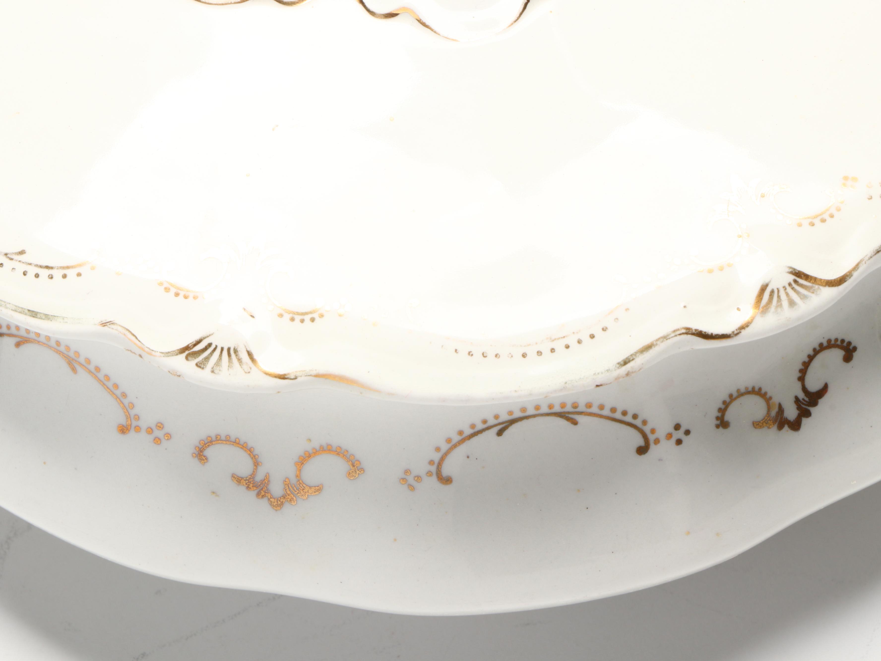 Tiffin-Franciscan "Westchester" Luncheon Plates with Minton and Other Tableware