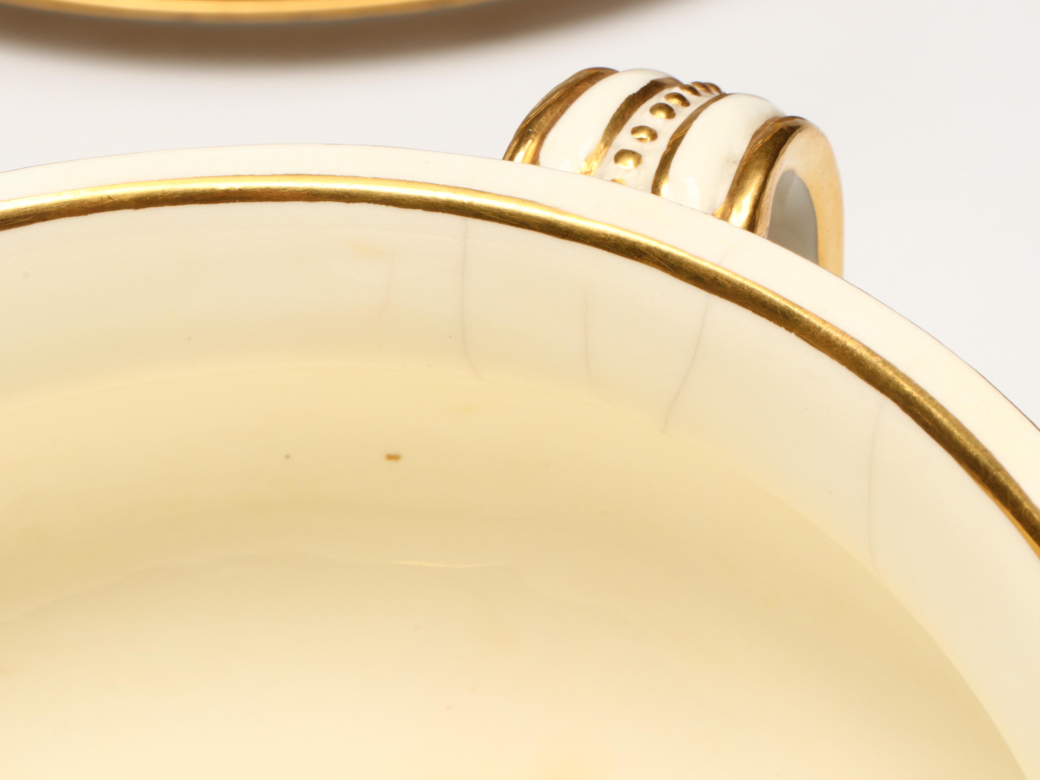 Tiffin-Franciscan "Westchester" Luncheon Plates with Minton and Other Tableware